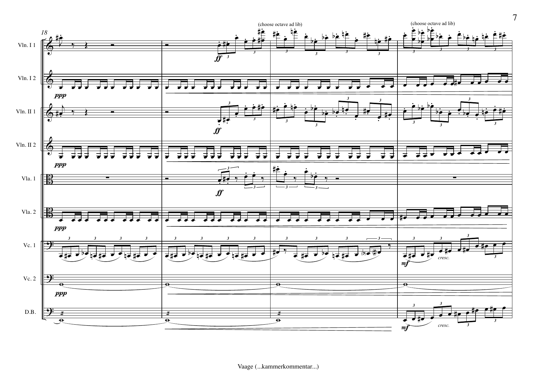 Chamber Comments II - For chamber orchestra - Image 7