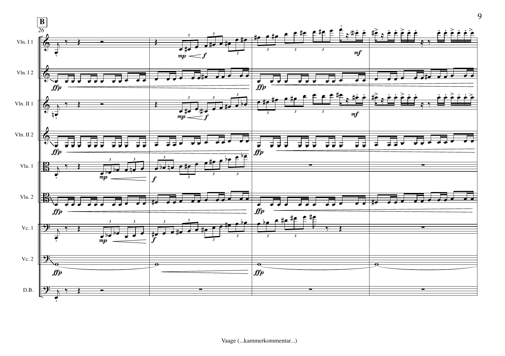 Chamber Comments II - For chamber orchestra - Image 9