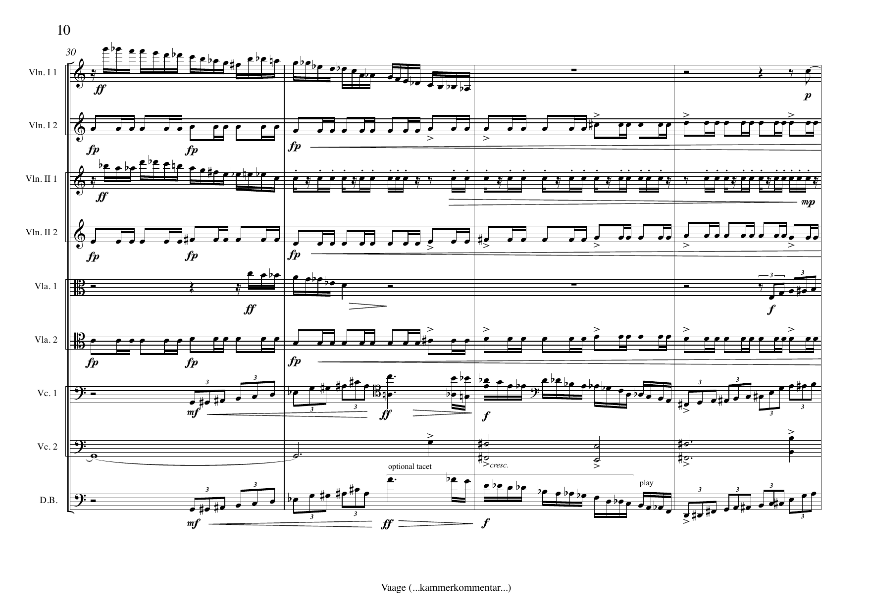 Chamber Comments II - For chamber orchestra - Image 10