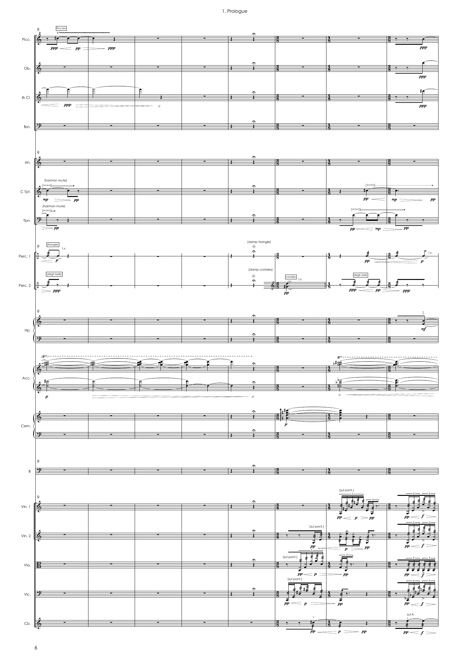 "Hoffentlich mussten Sie an der Grenze nicht lange warten" - For baritone and ensemble - Image 6