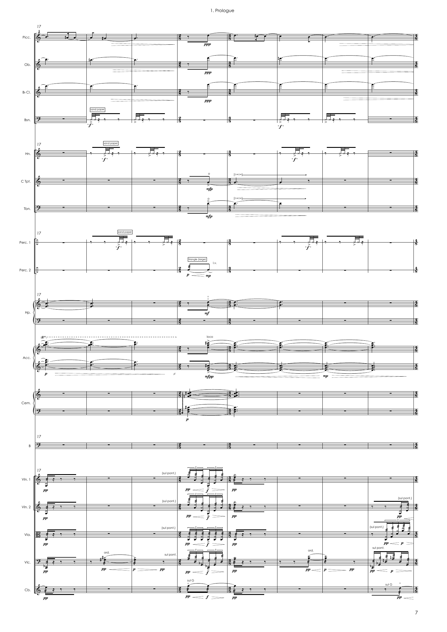 "Hoffentlich mussten Sie an der Grenze nicht lange warten" - For baritone and ensemble - Image 7
