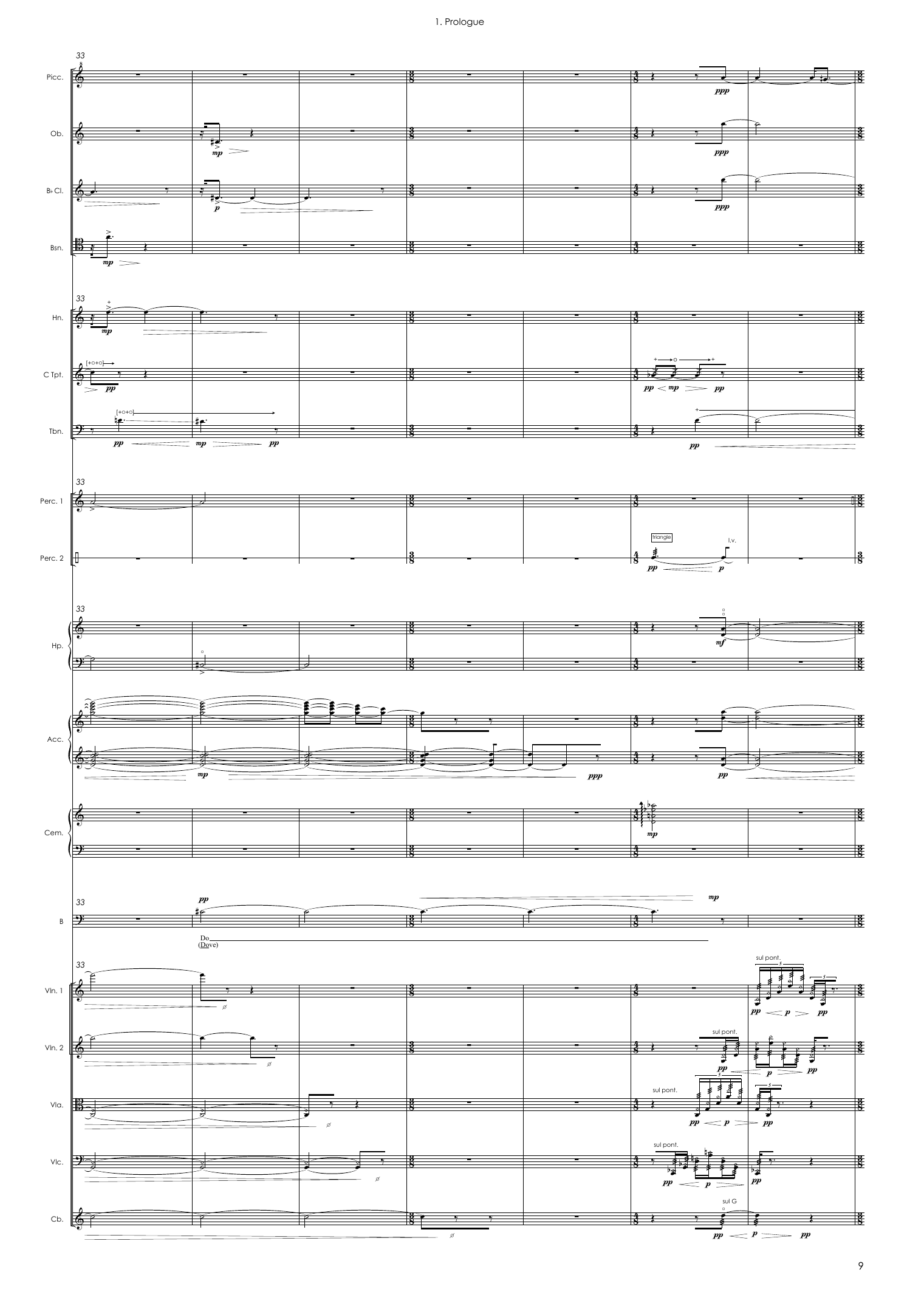"Hoffentlich mussten Sie an der Grenze nicht lange warten" - For baritone and ensemble - Image 9