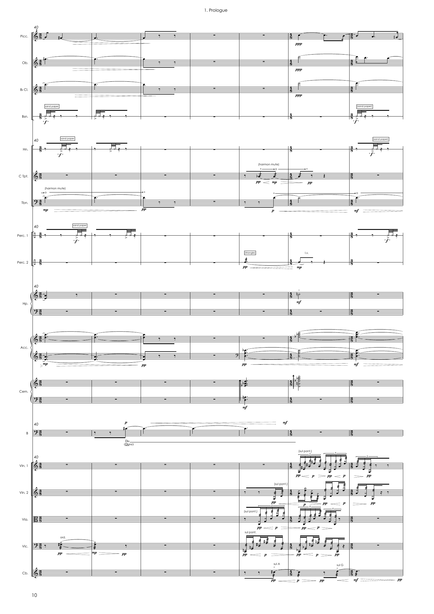 "Hoffentlich mussten Sie an der Grenze nicht lange warten" - For baritone and ensemble - Image 10