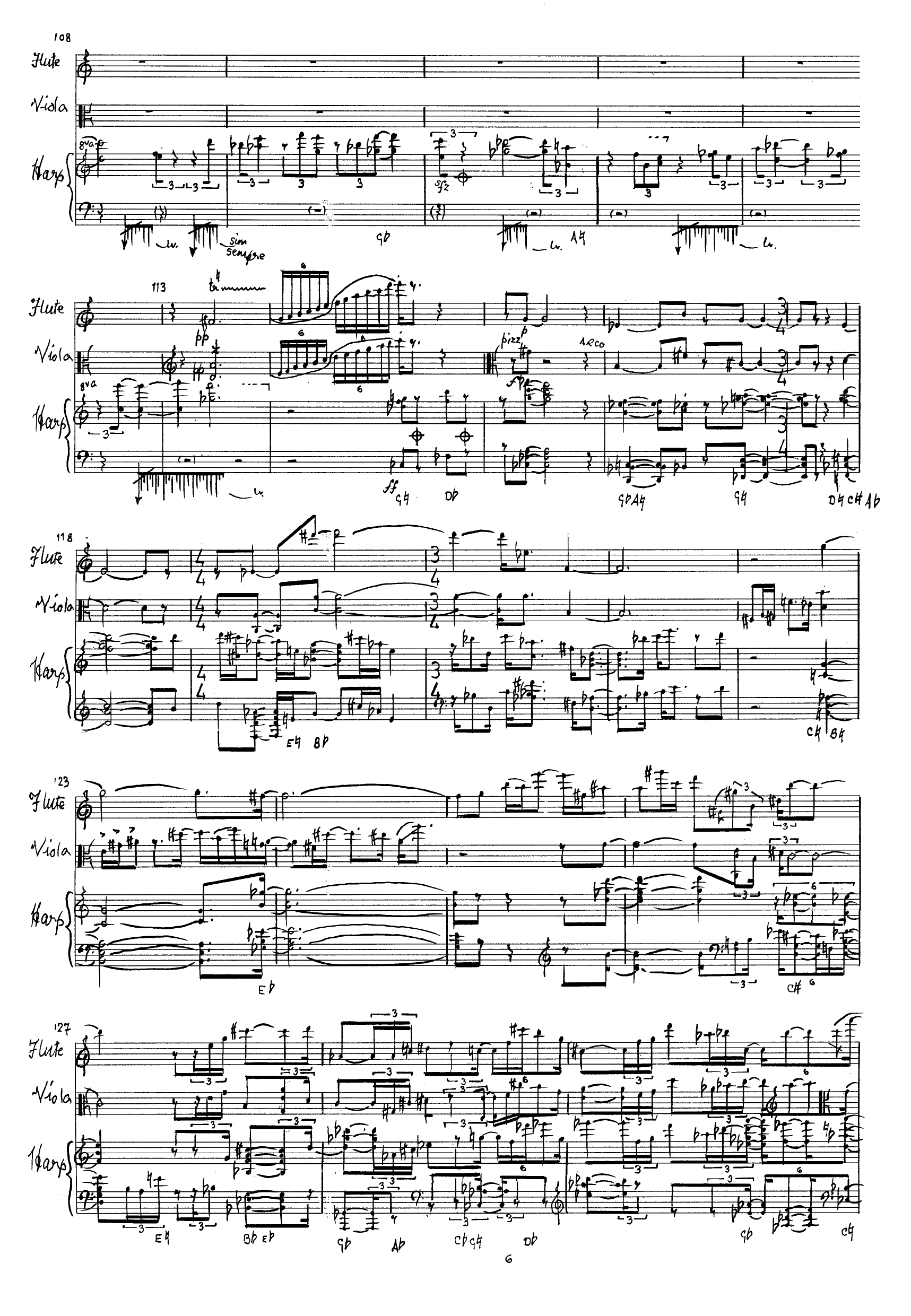 Broken Intentions - Trio for harp, flute & viola - Image 8
