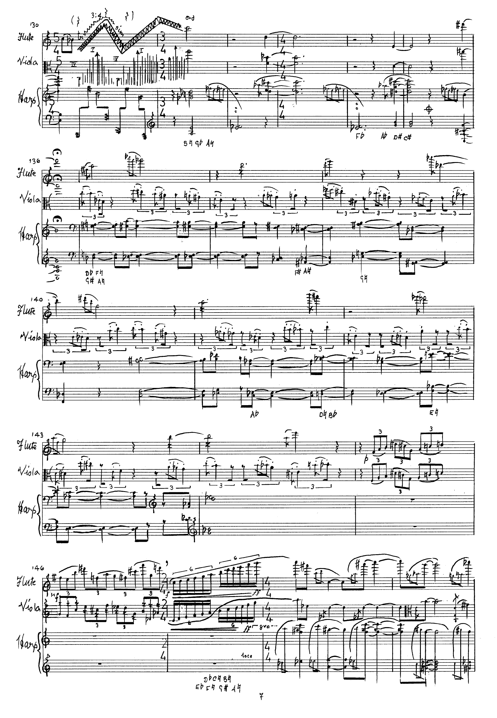 Broken Intentions - Trio for harp, flute & viola - Image 9