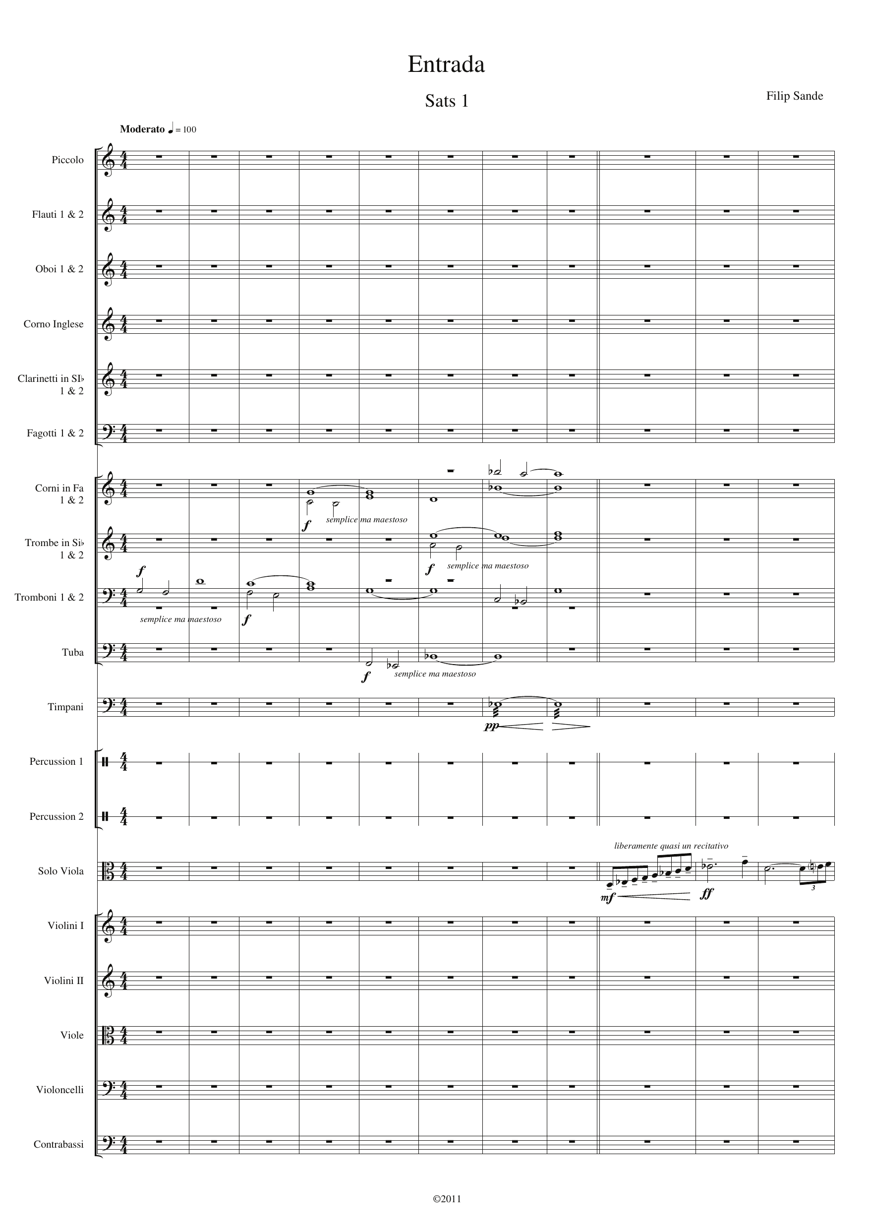 Concerto  for Viola & Orchestra, Op. 100 - Image 3