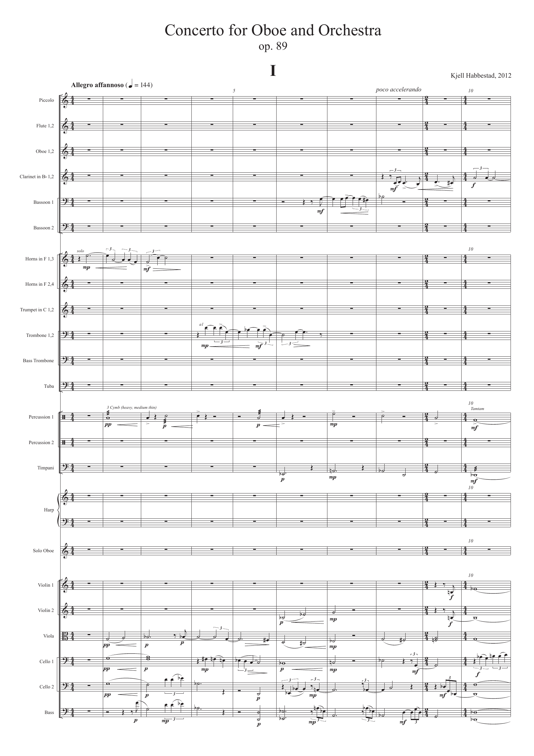 Concerto for Oboe and Orchestra, op. 89 - Image 3
