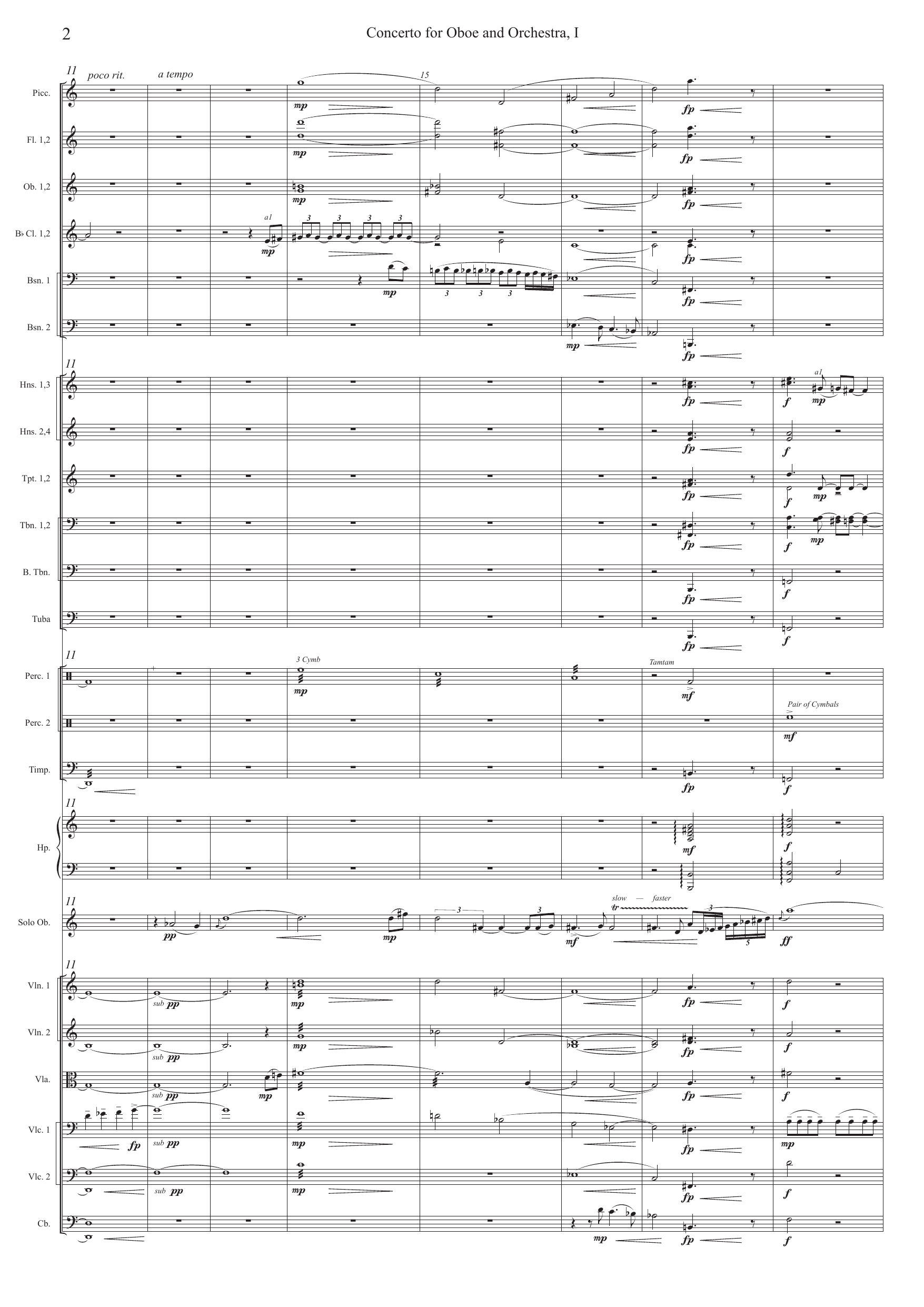 Concerto for Oboe and Orchestra, op. 89 - Image 4