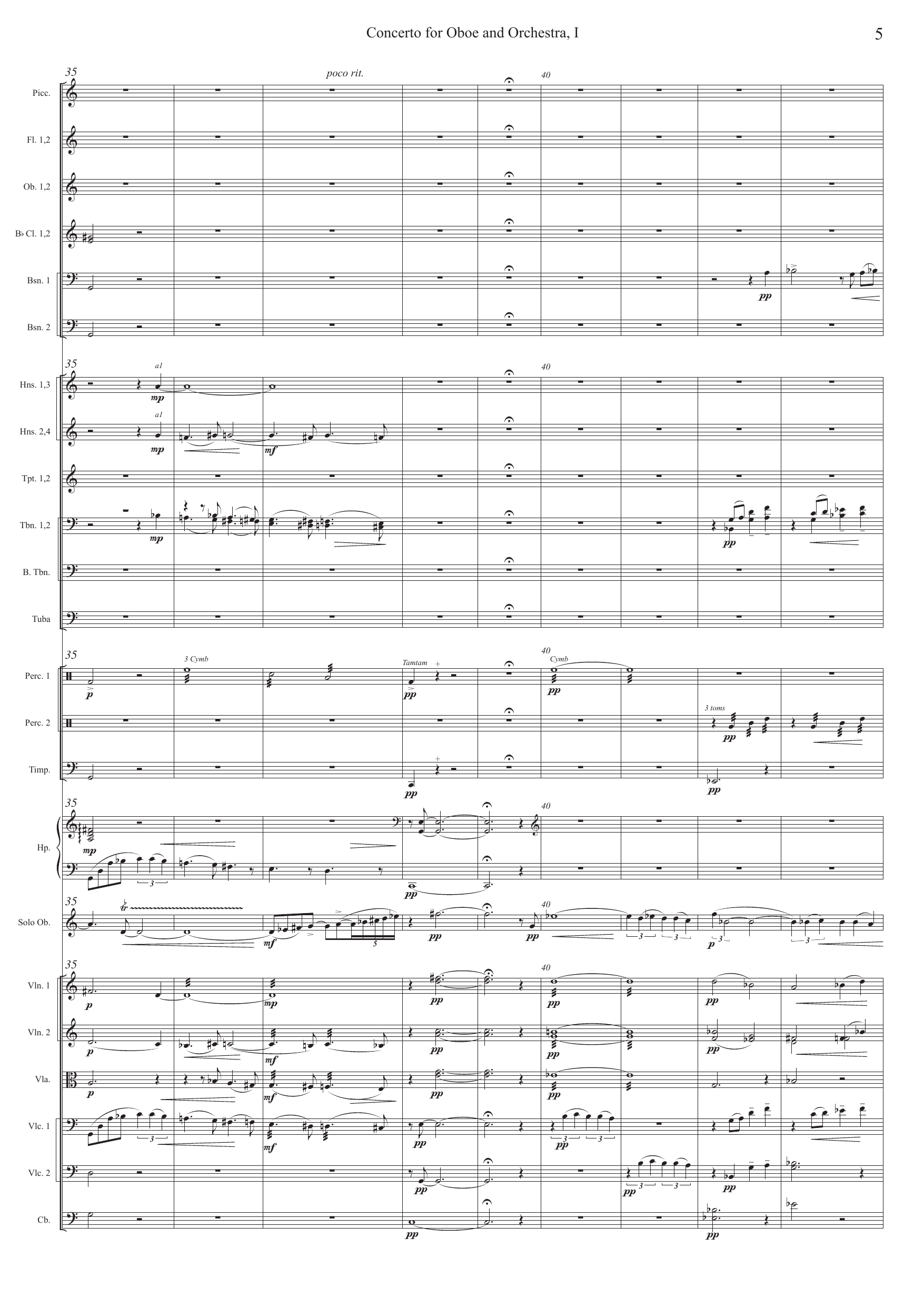 Concerto for Oboe and Orchestra, op. 89 - Image 7