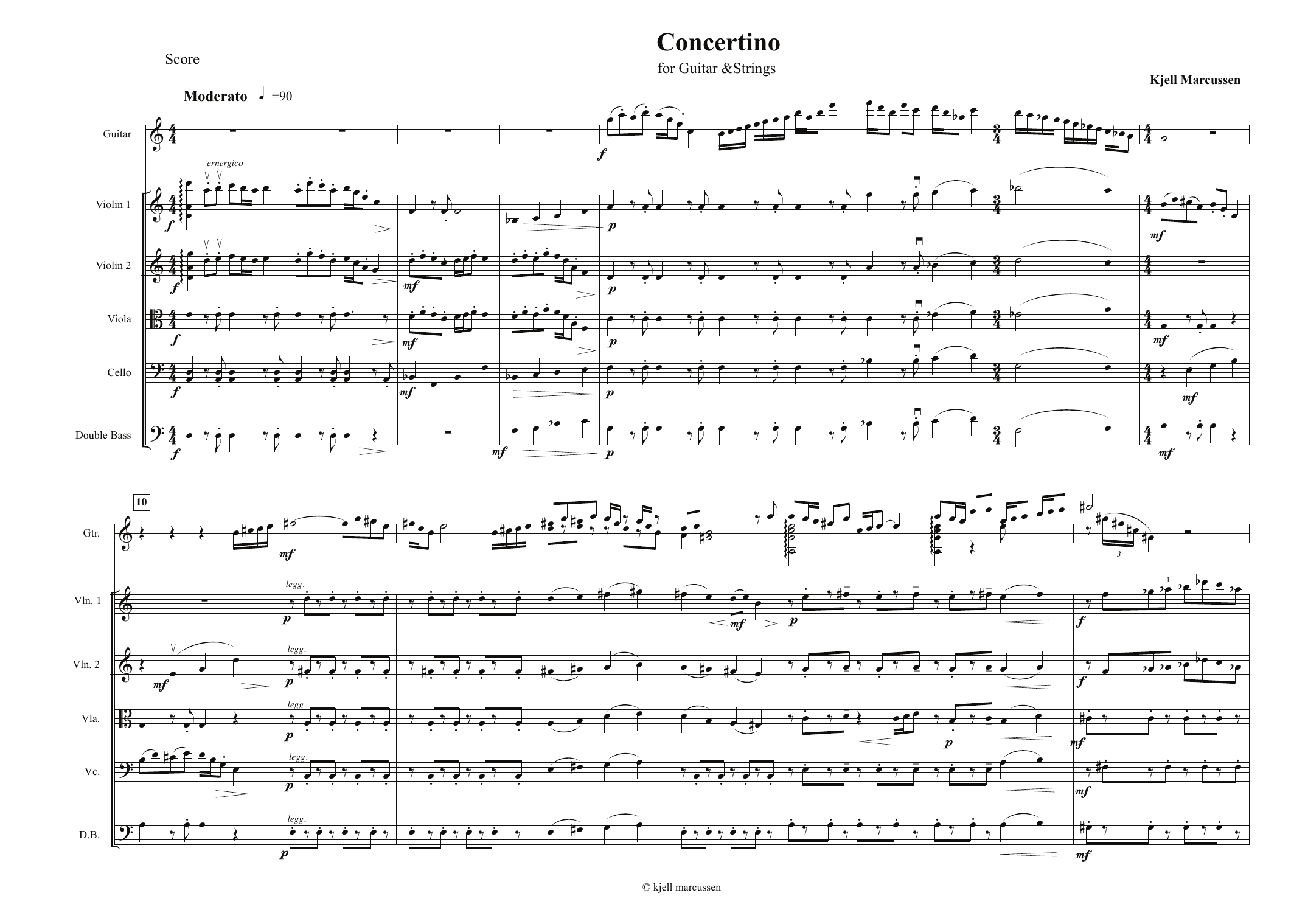 Concertino for Guitar & Strings
