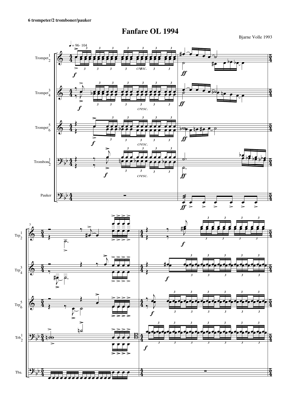 Fanfare OL 1994