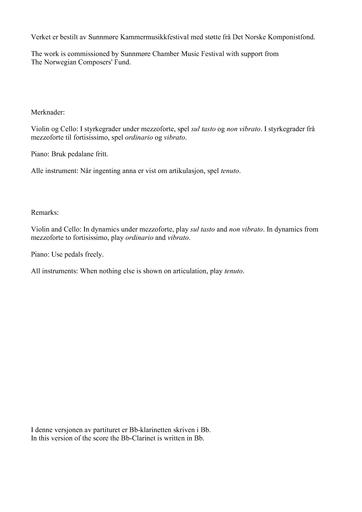 painfully simple - for clarinet, violin, cello and piano - Image 4