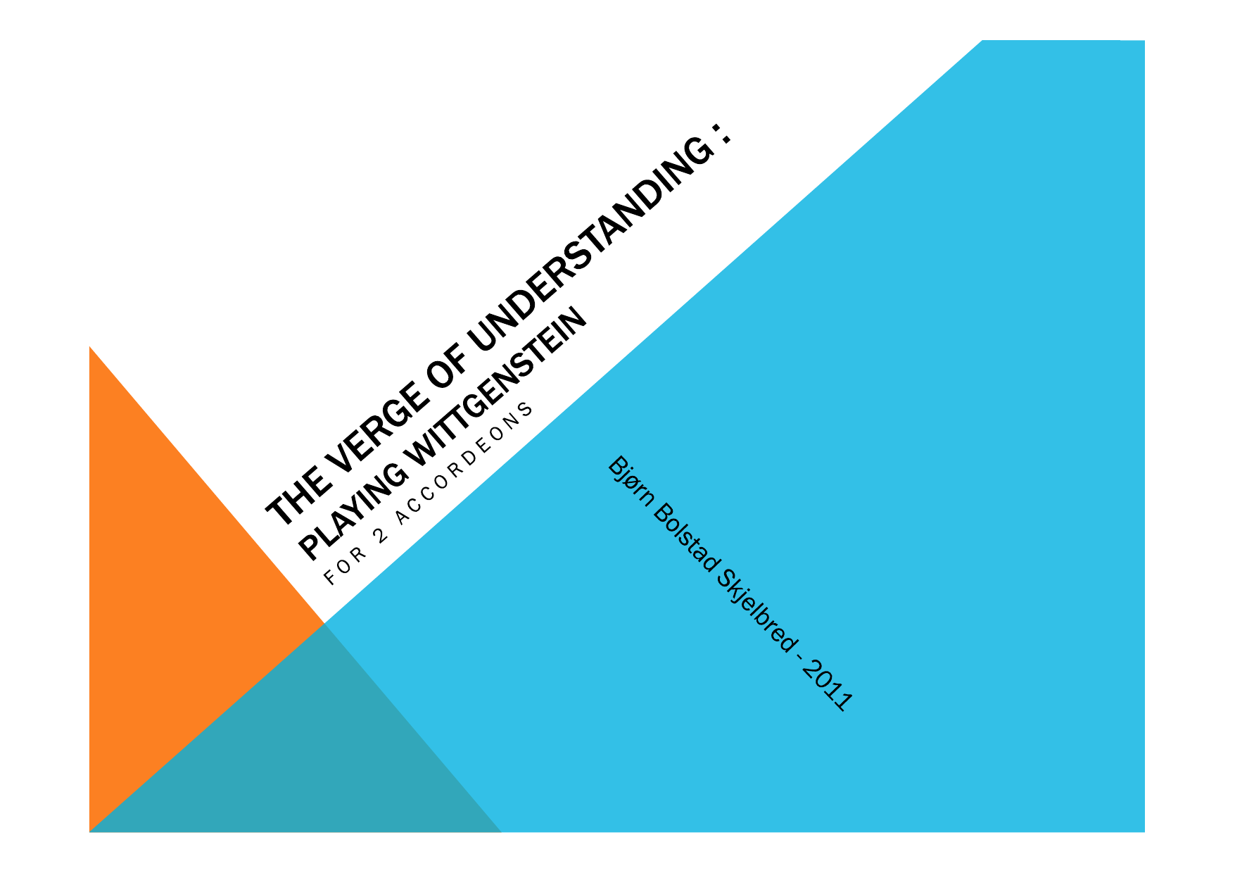 The Verge of Understanding - Playing Wittgenstein