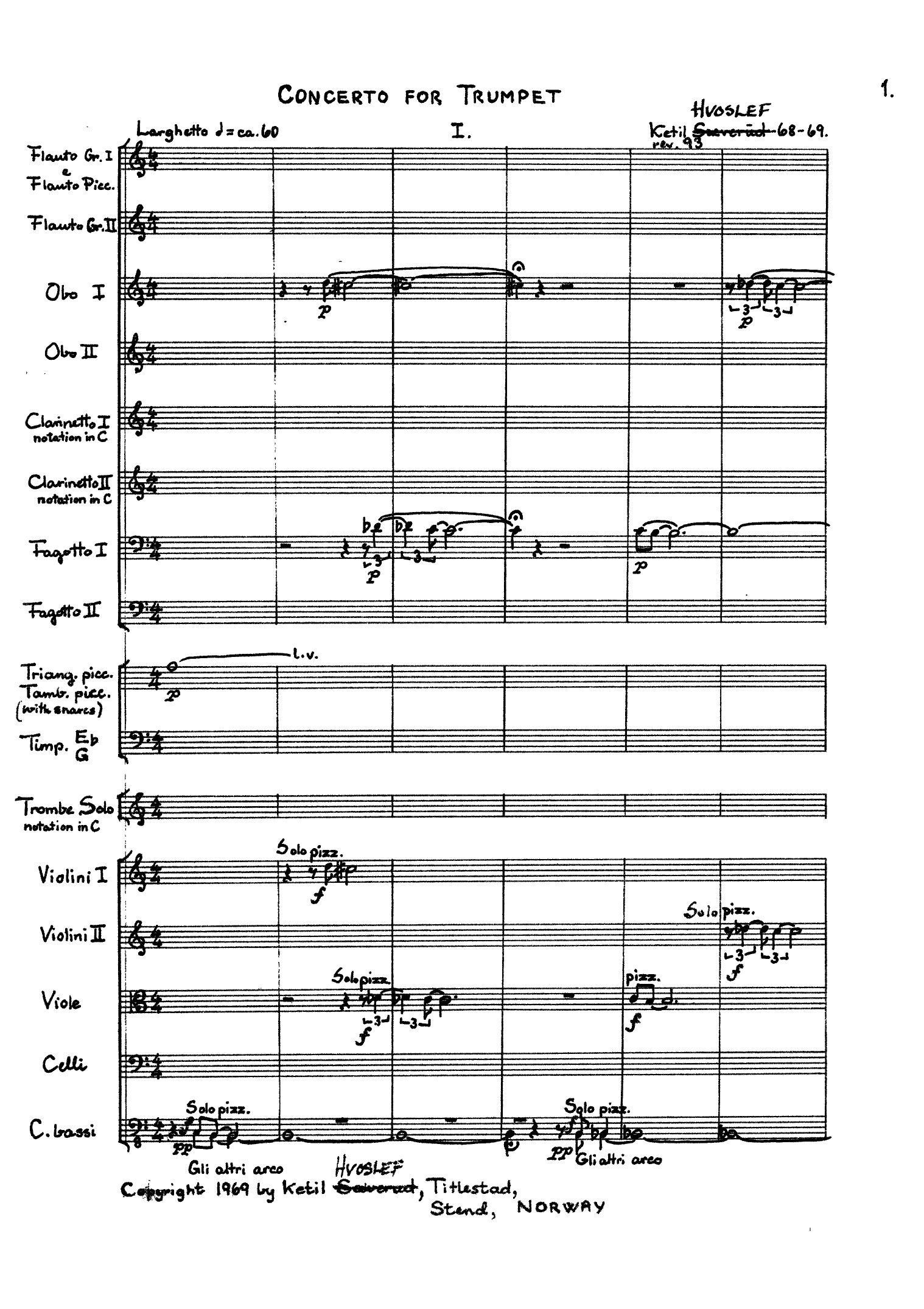 Concerto for Trumpet
