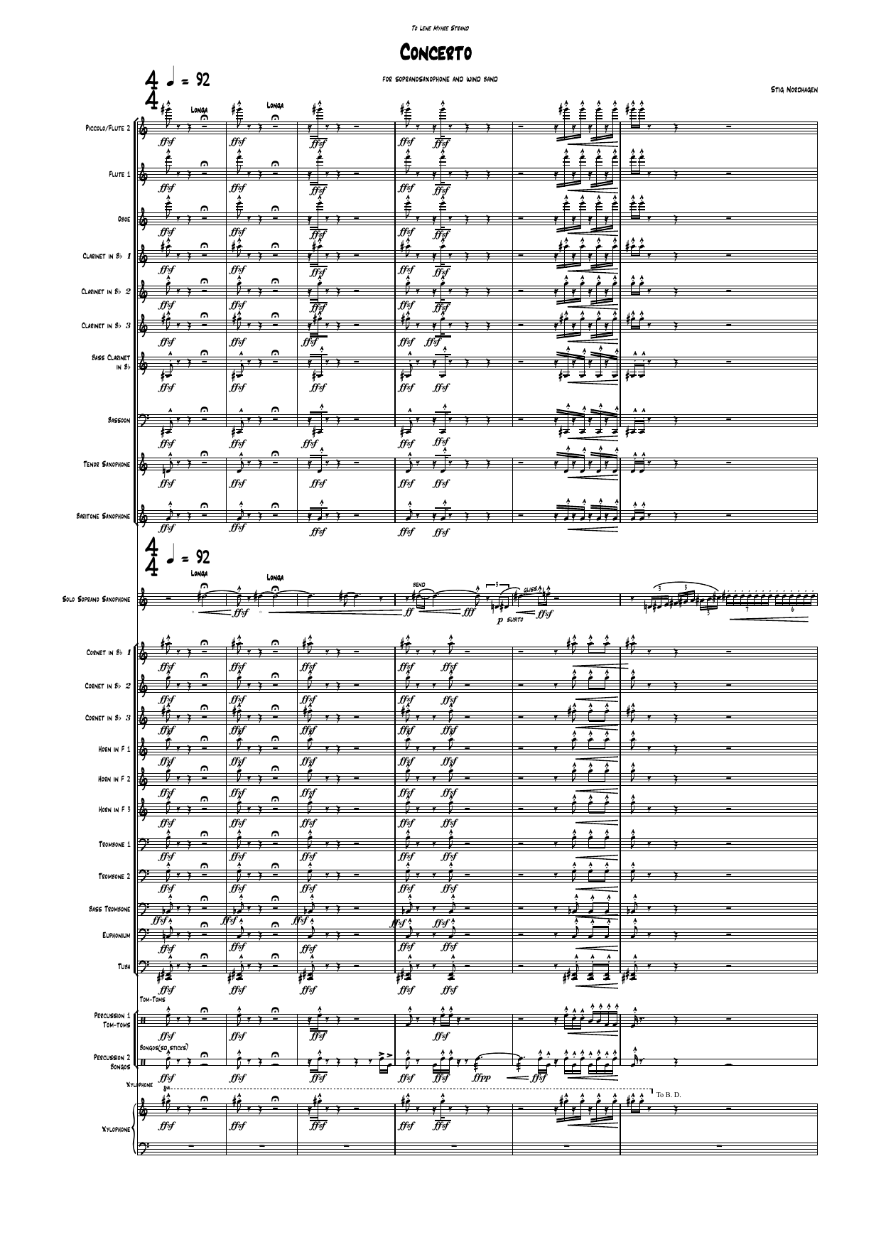 Concerto for Soprano Saxophone and Wind band - Image 3
