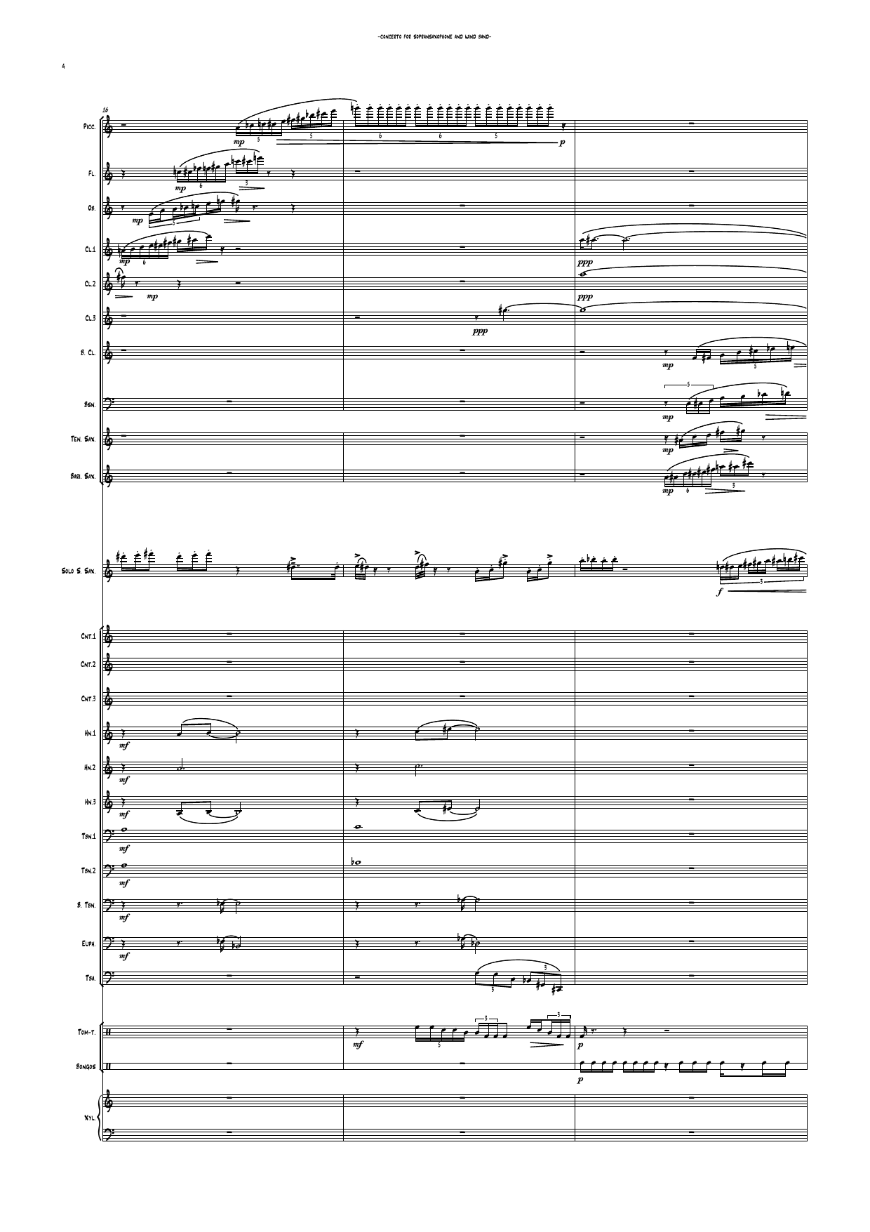 Concerto for Soprano Saxophone and Wind band - Image 6