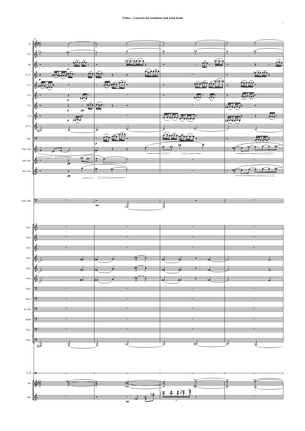 Tribes - Concerto for Trombone and Wind band - Image 9