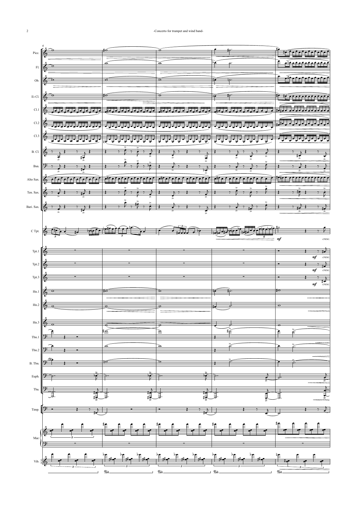 Concerto for Trumpet and Wind band - Image 5