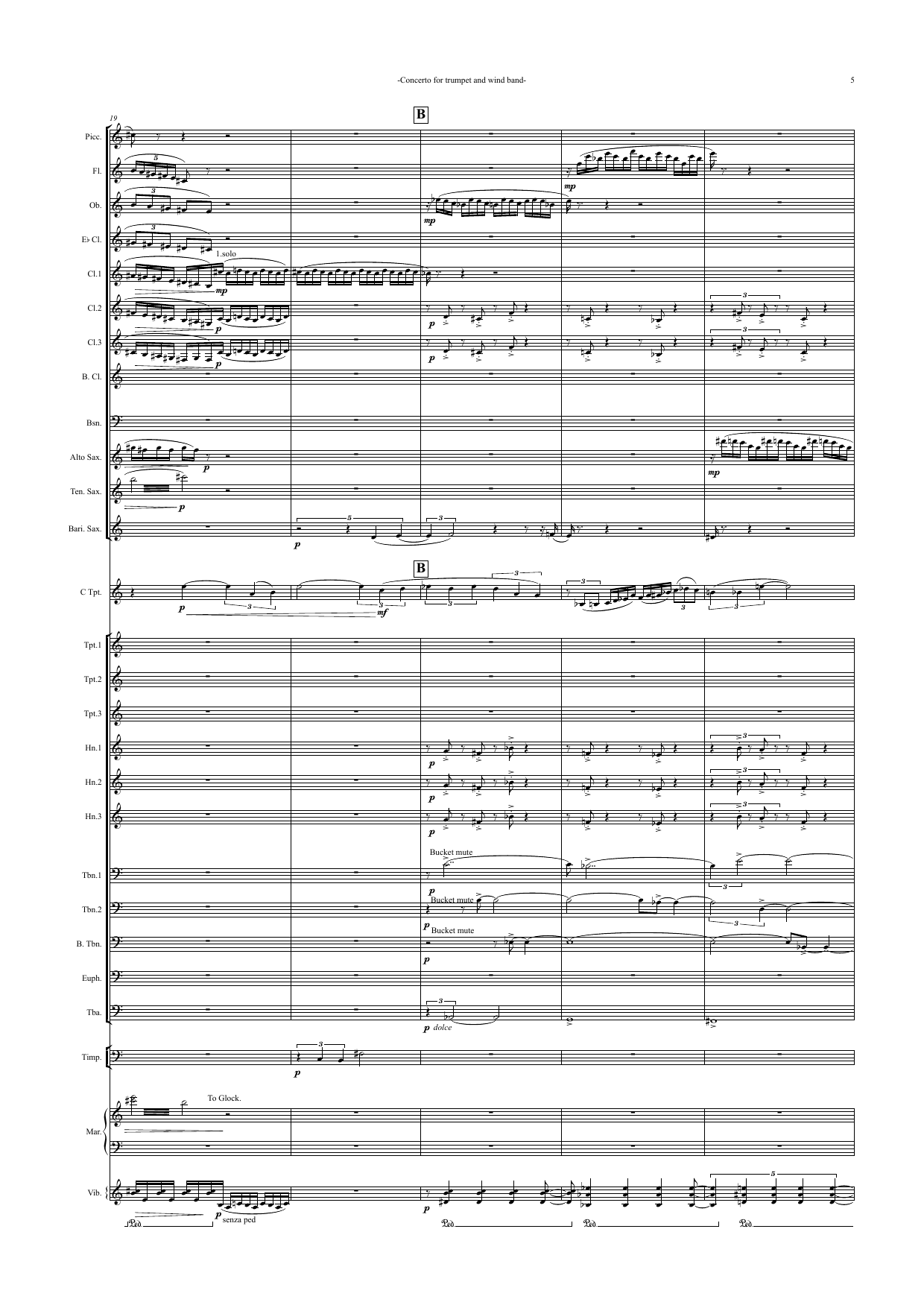 Concerto for Trumpet and Wind band - Image 8