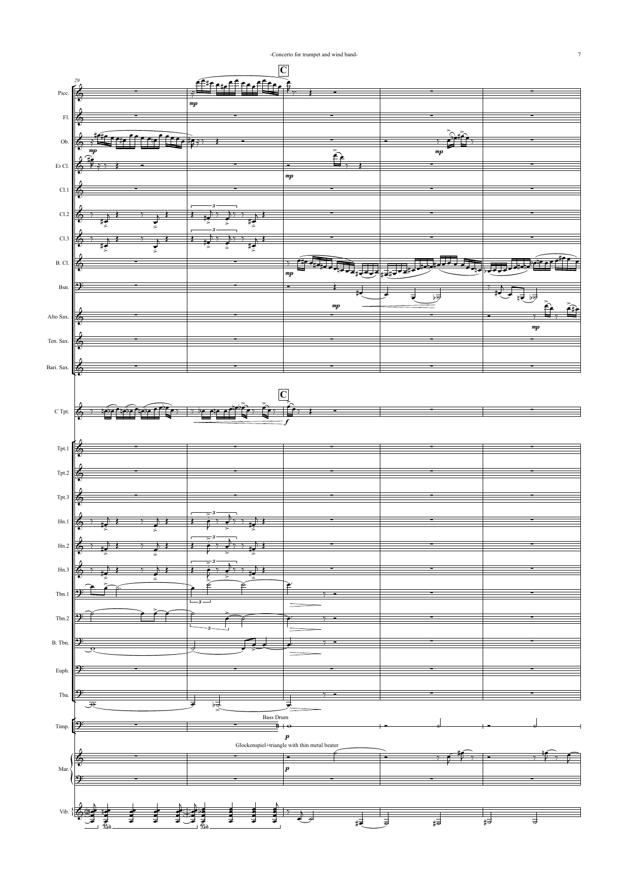 Concerto for Trumpet and Wind band - Image 10