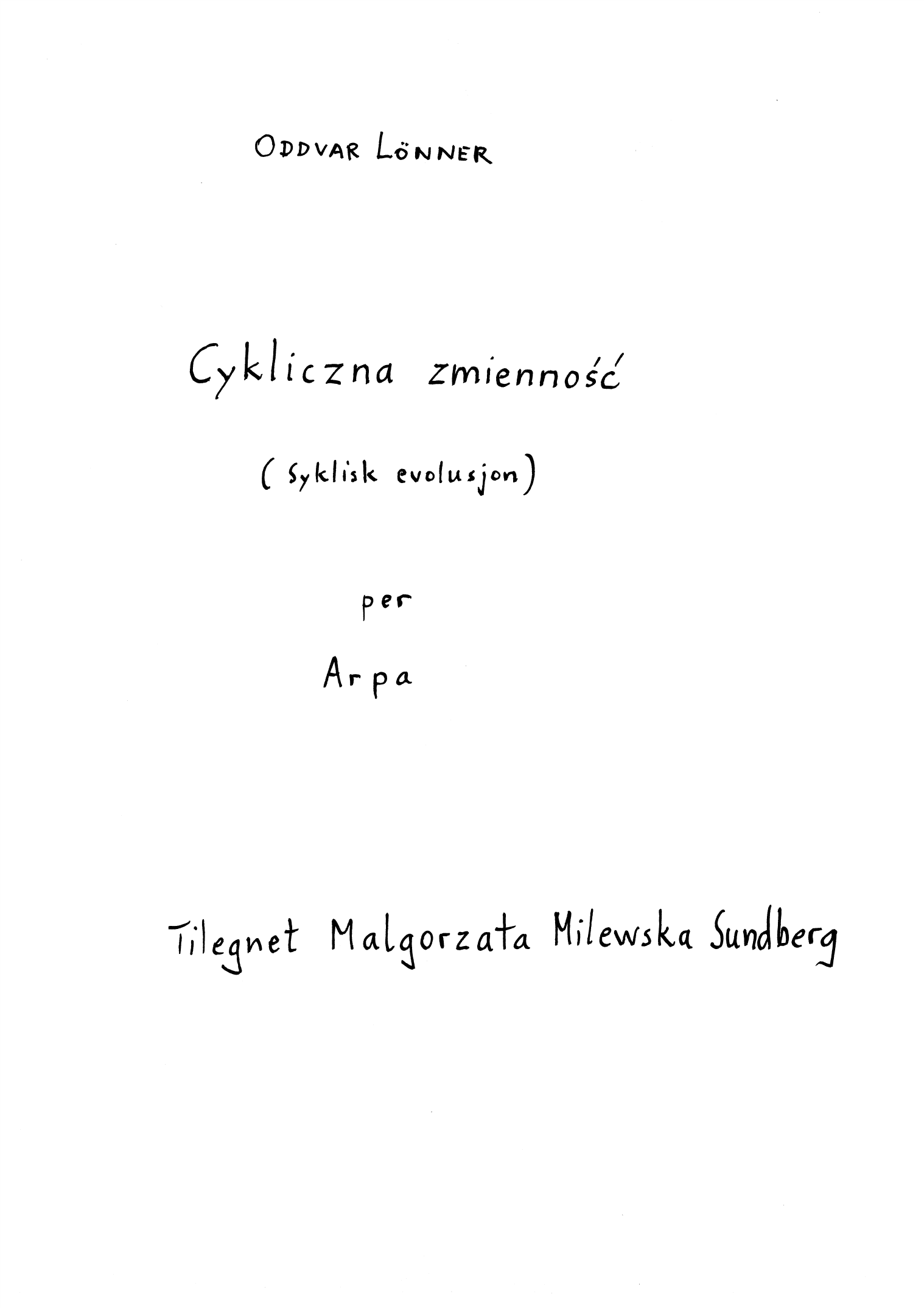 Cyklicna zmiennosc (Syklisk evolusjon)