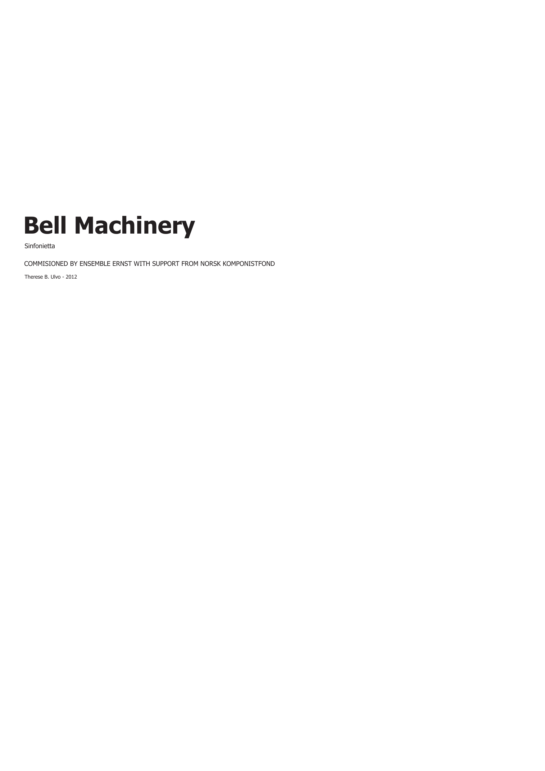 Bell Machinery