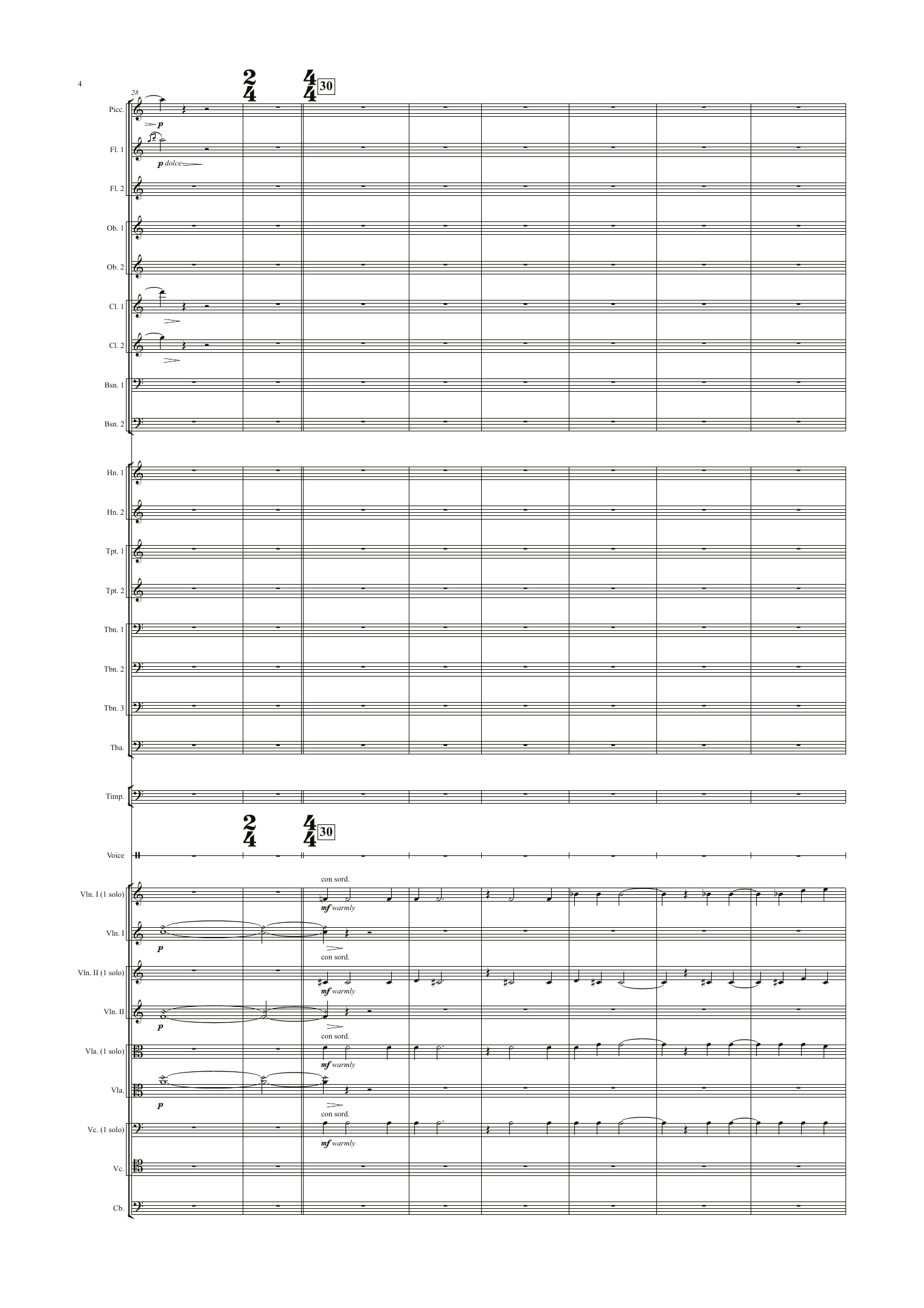 Rommet mellom ordene - For Narrator and Orchestra - Image 10