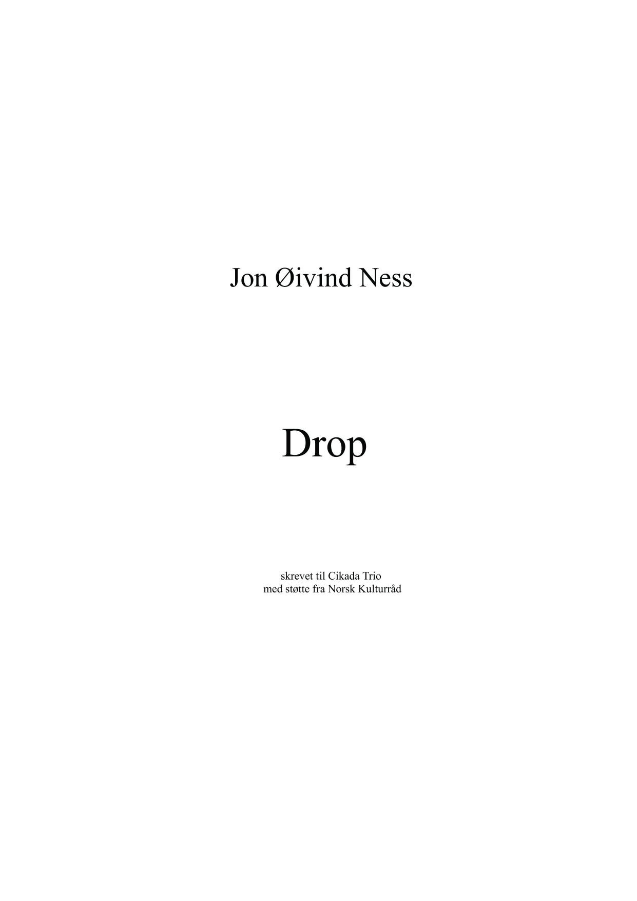 Drop