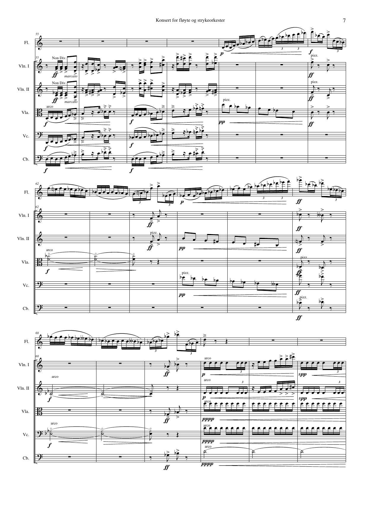 Concerto  for Flute & String Orchestra, Op. 102 - Image 7