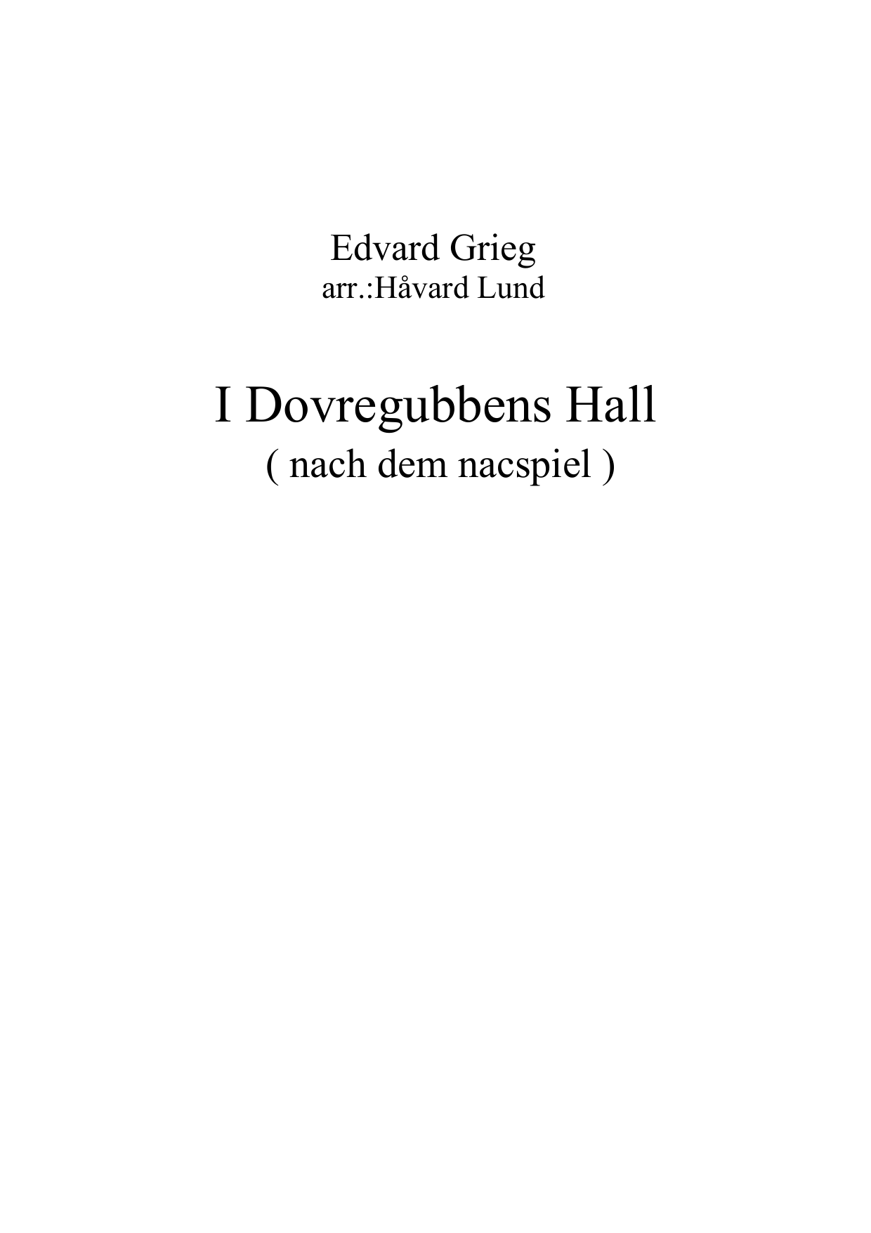 I dovregubbens hall