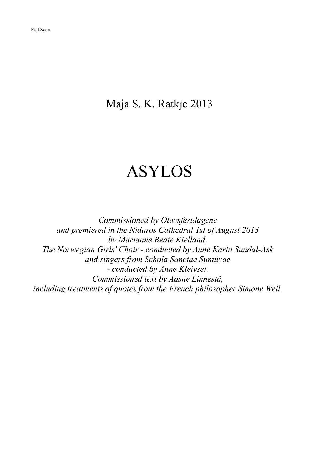Asylos