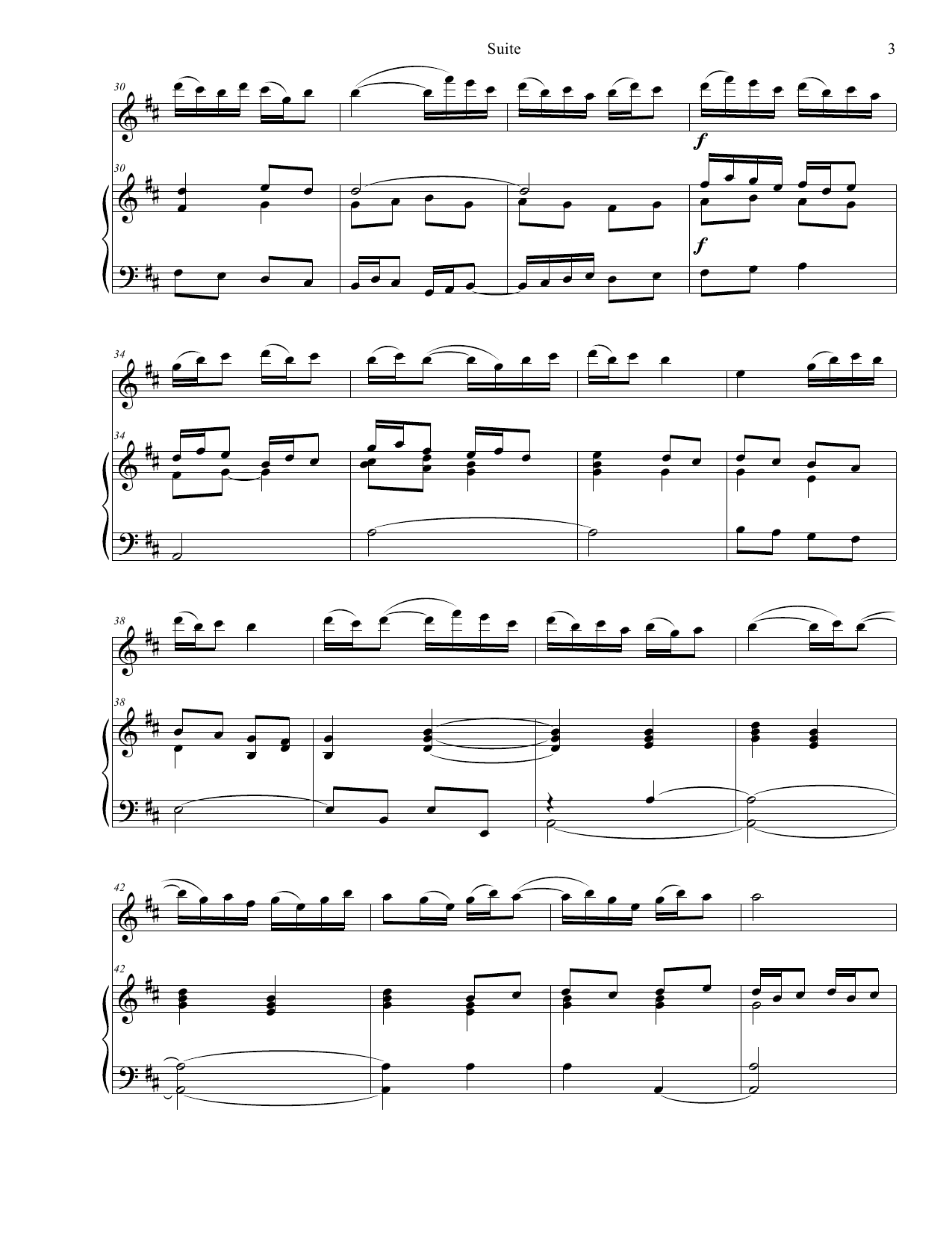 Suite for Flute and Piano - Image 5