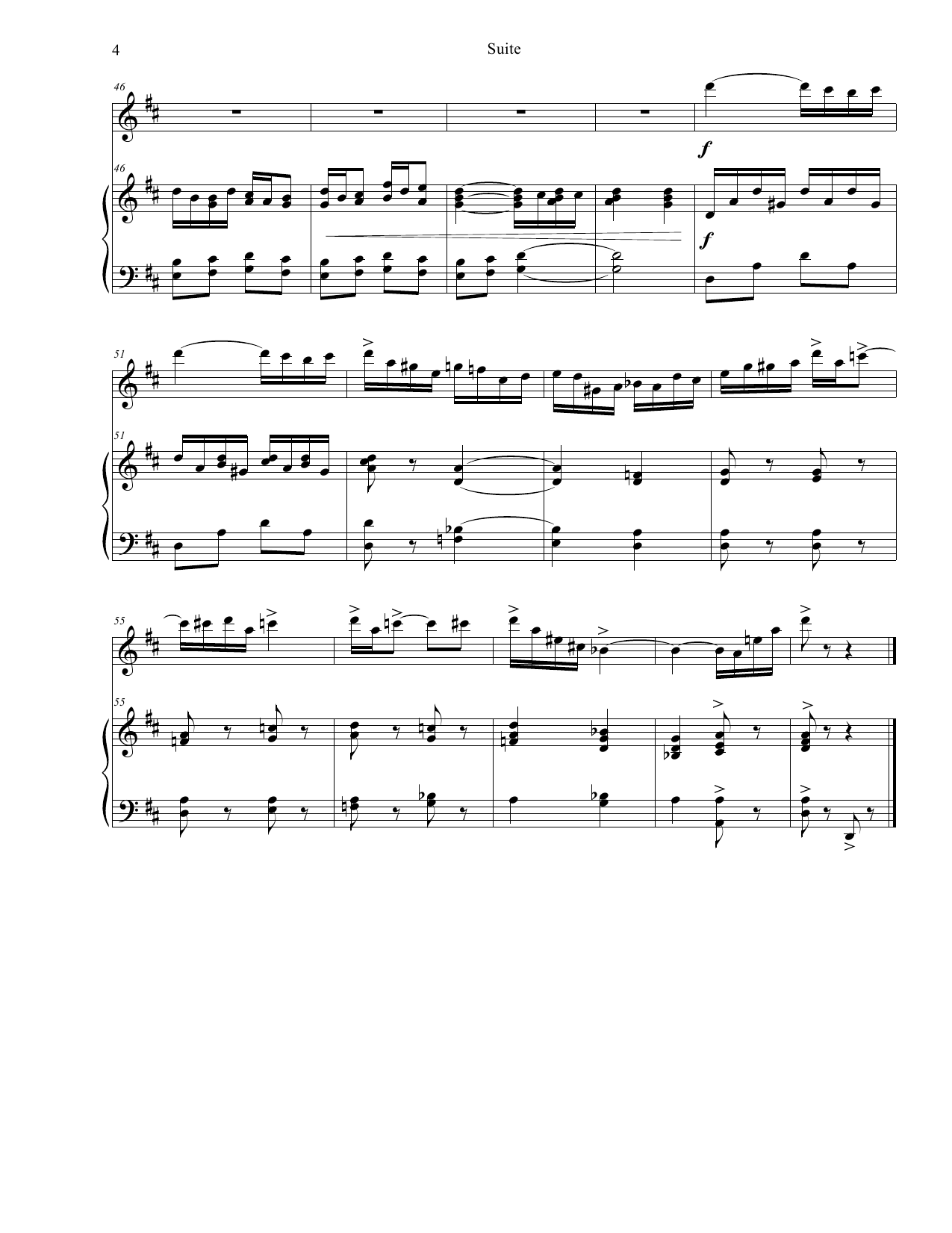 Suite for Flute and Piano - Image 6