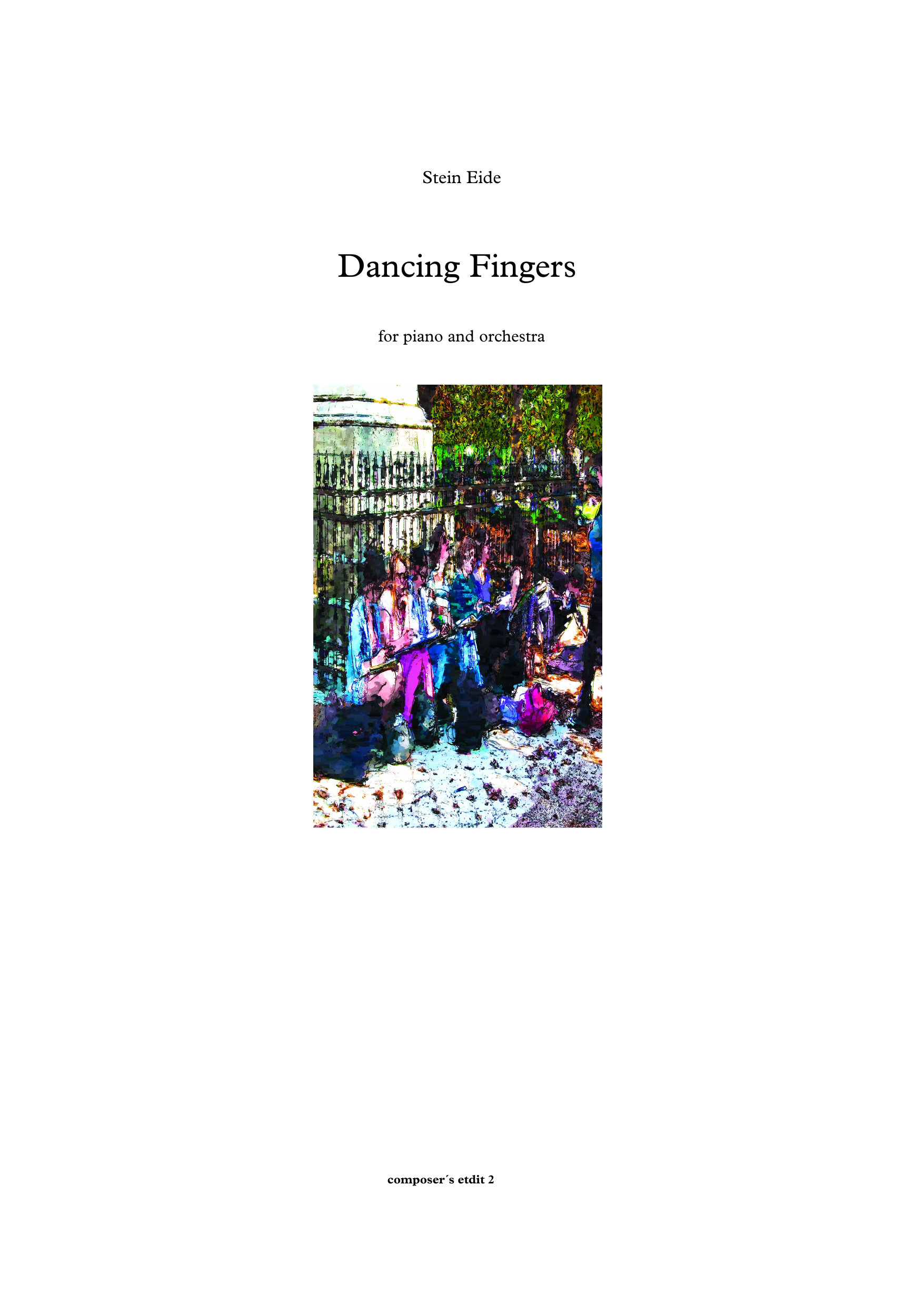 Dancing Fingers - For piano and orchestra