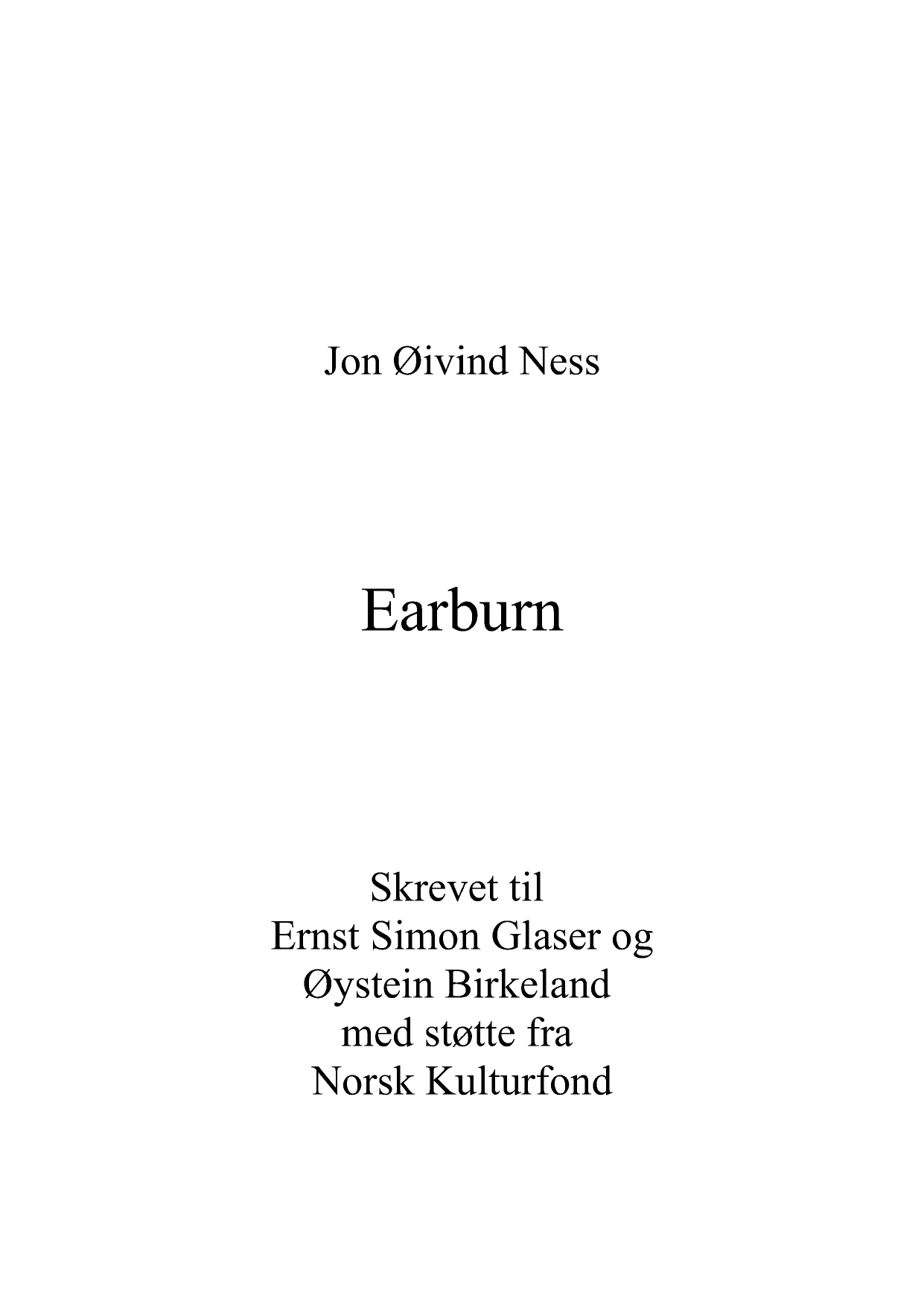 Earburn