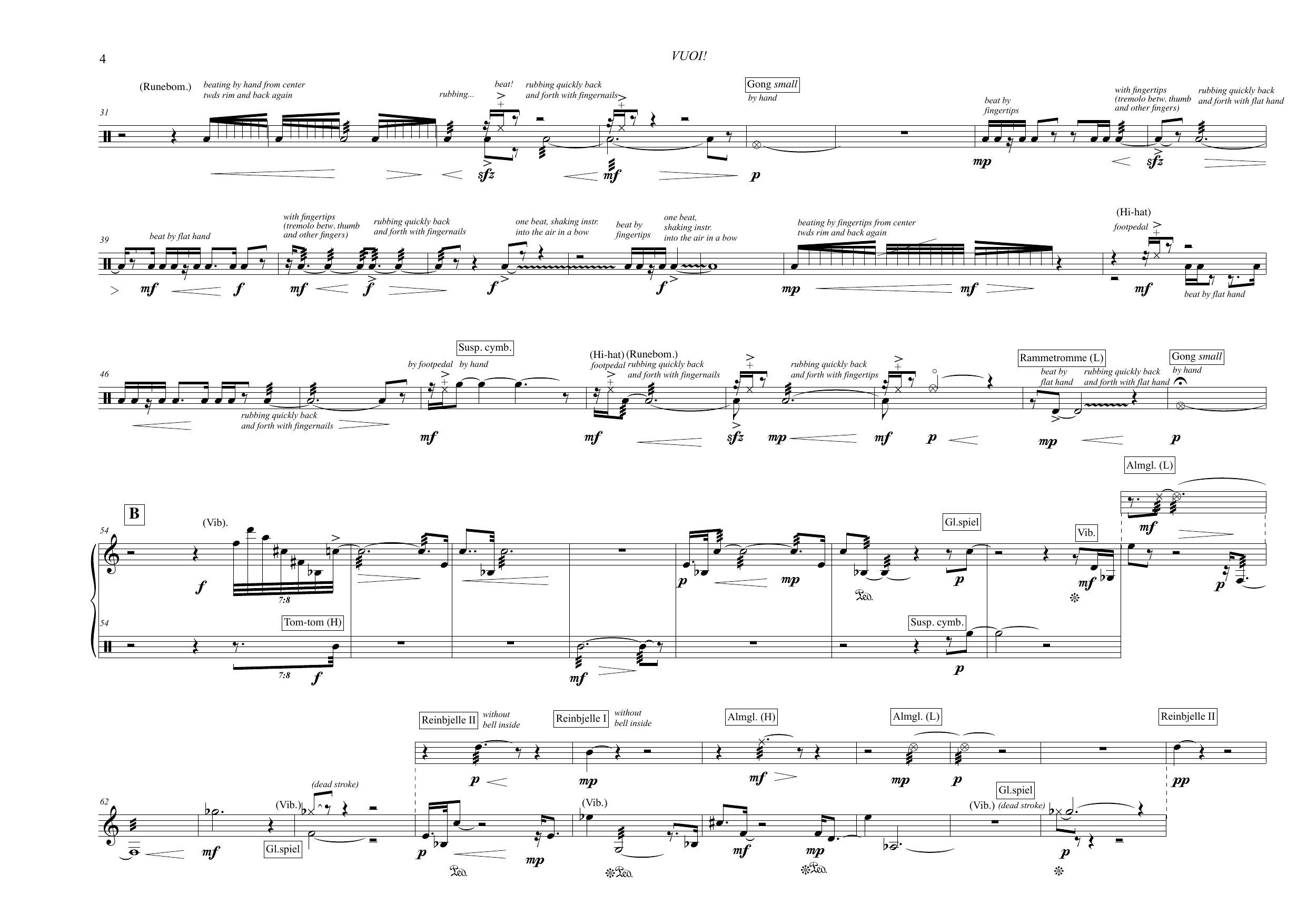 Vuoi! - For percussion solo - Image 4