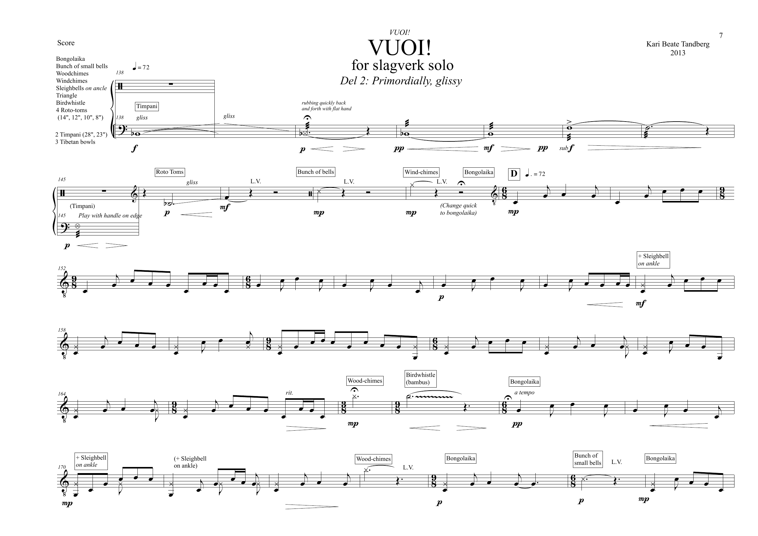 Vuoi! - For percussion solo - Image 7