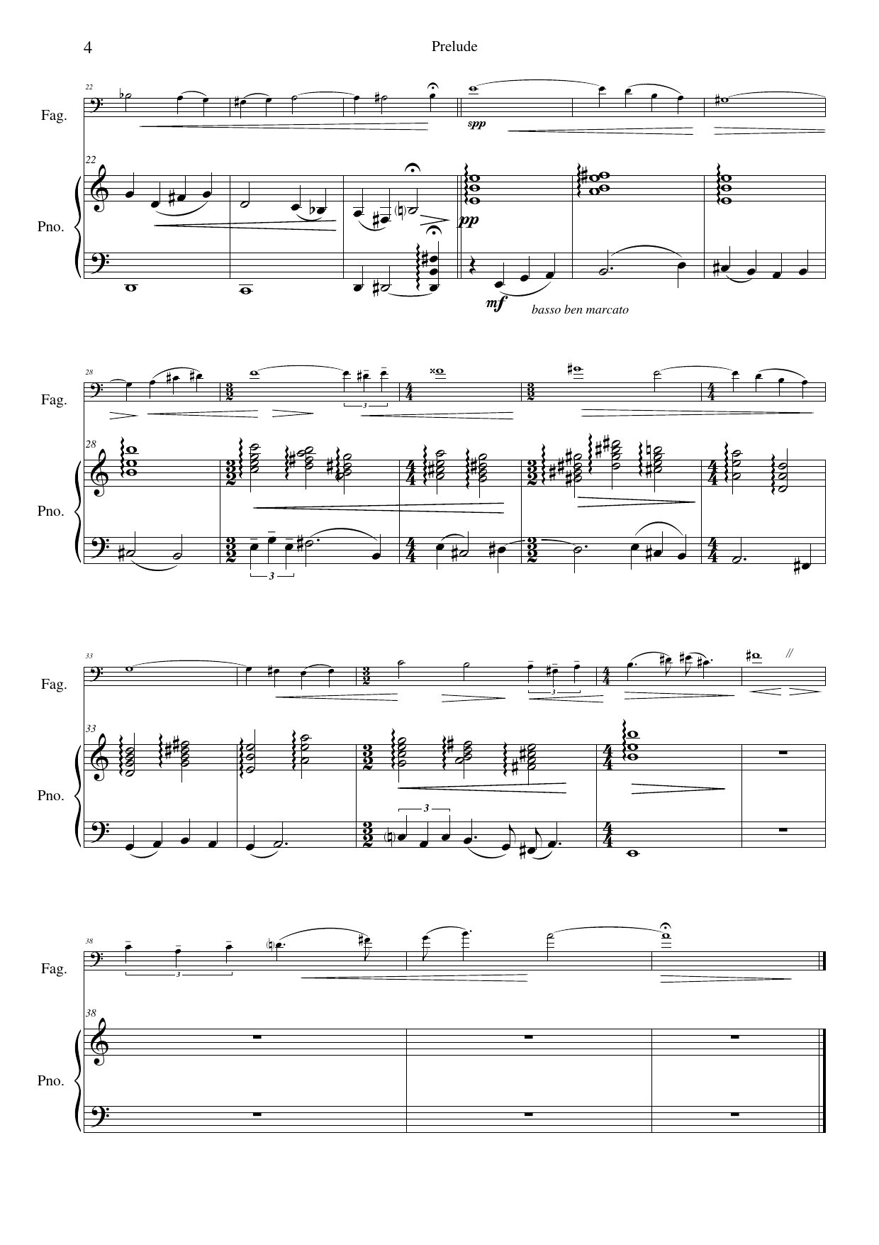 Miniatyrsuite for fagott & klaver, op. 108b - Image 5