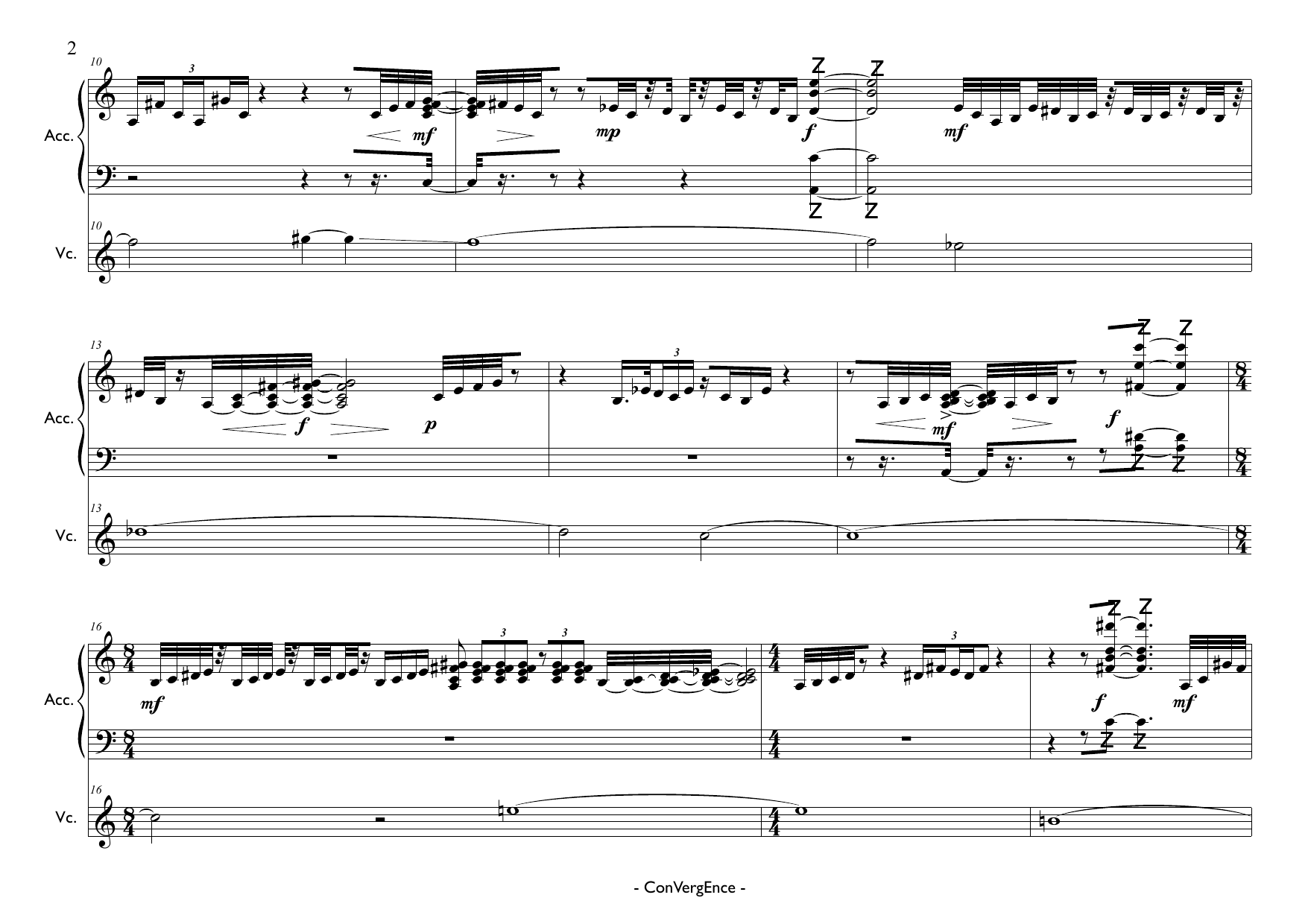 ConVergEnce - For accordeon & cello - Image 6