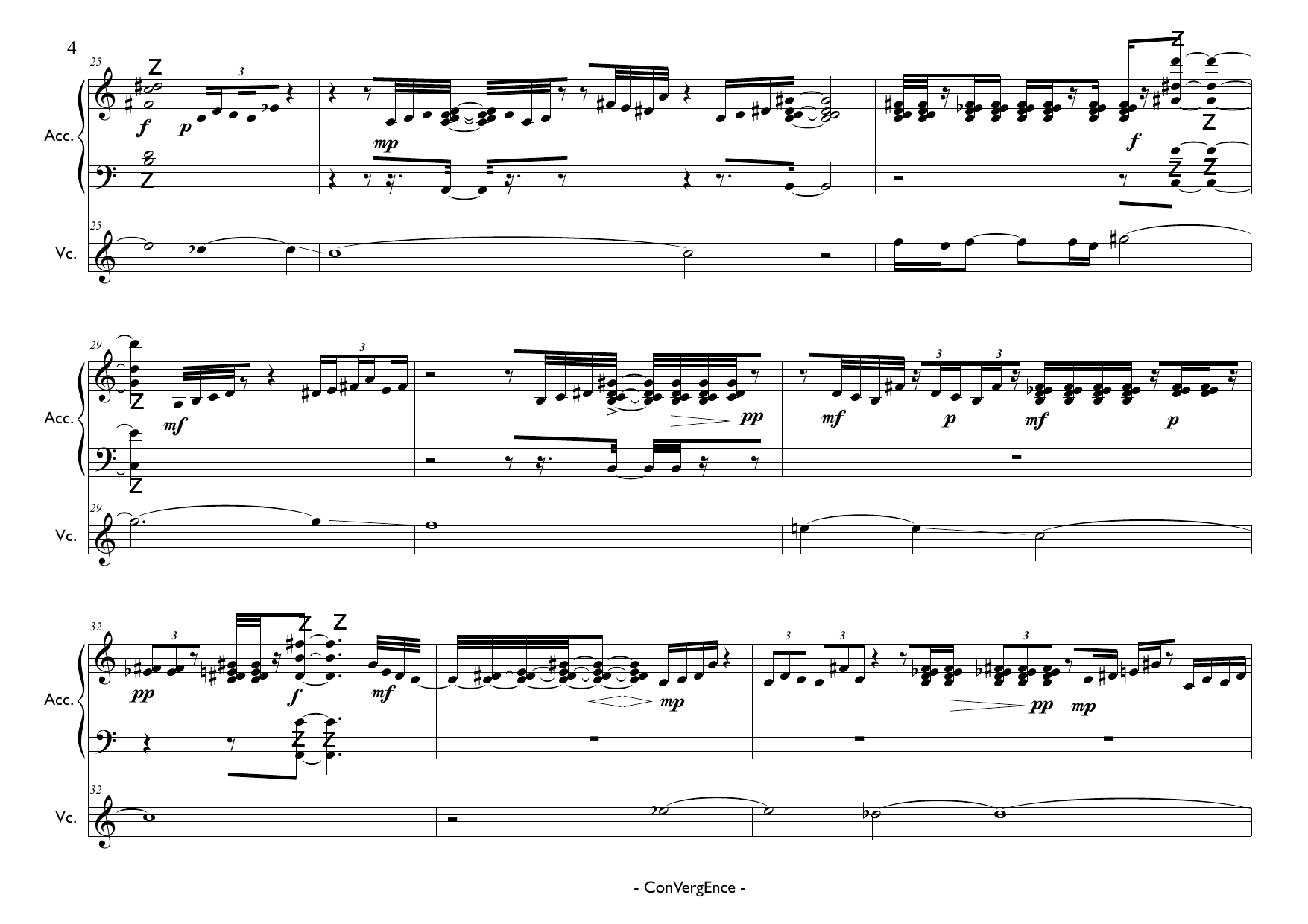 ConVergEnce - For accordeon & cello - Image 8