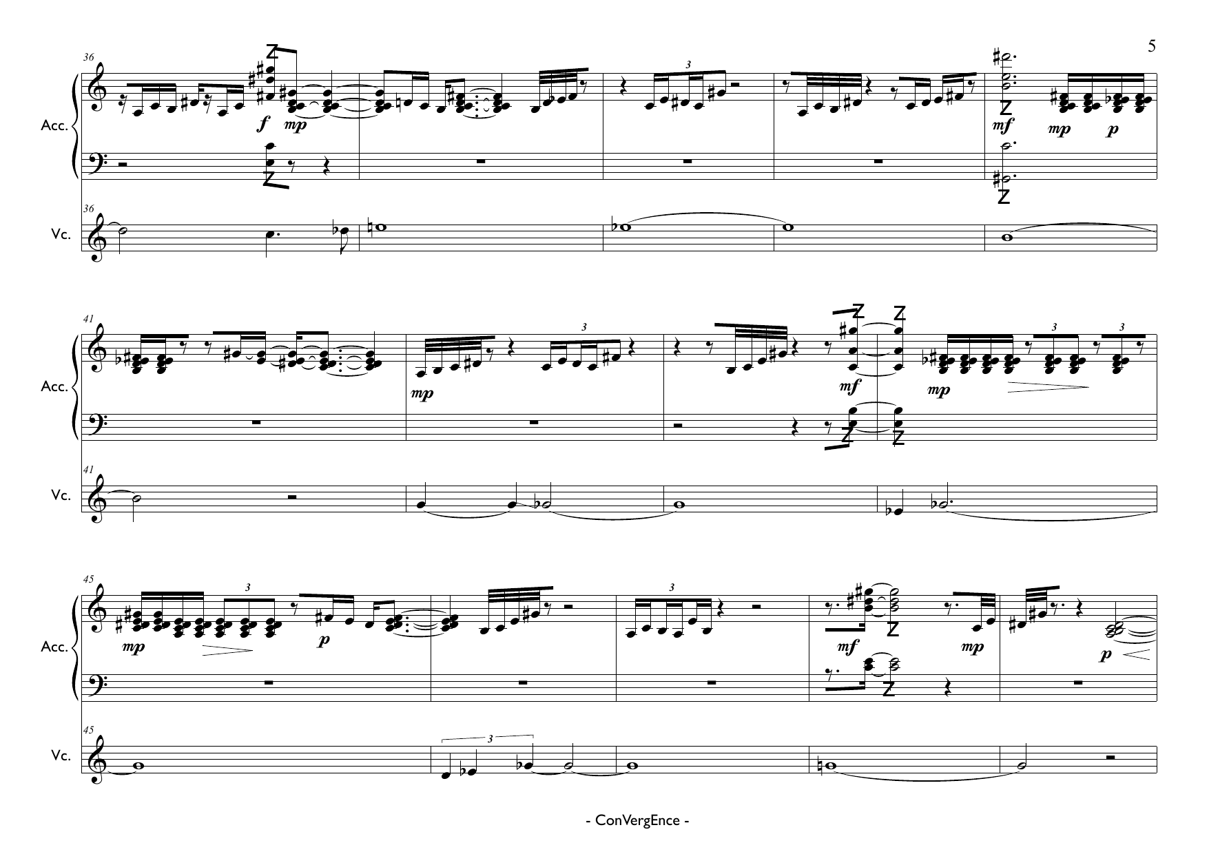 ConVergEnce - For accordeon & cello - Image 9