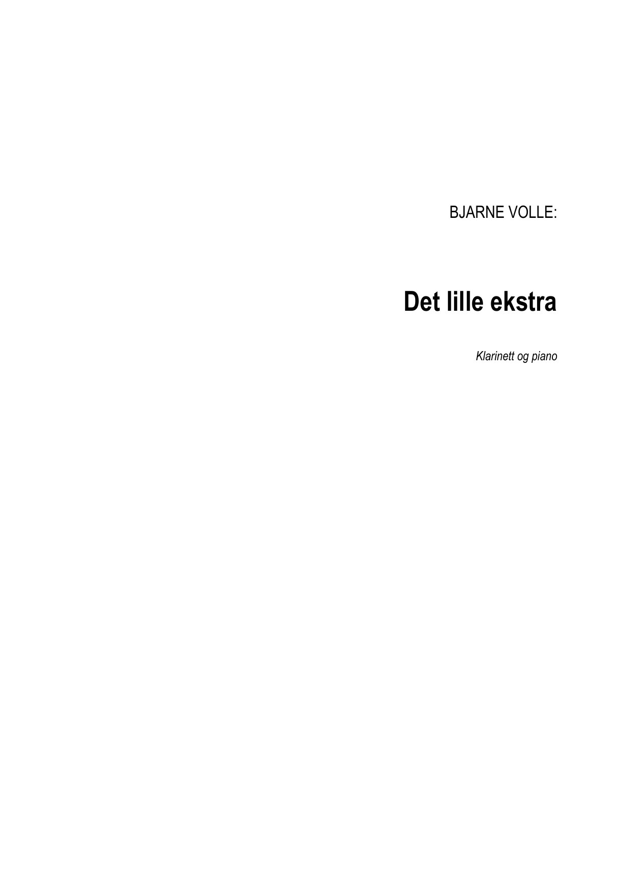 Det lille ekstra