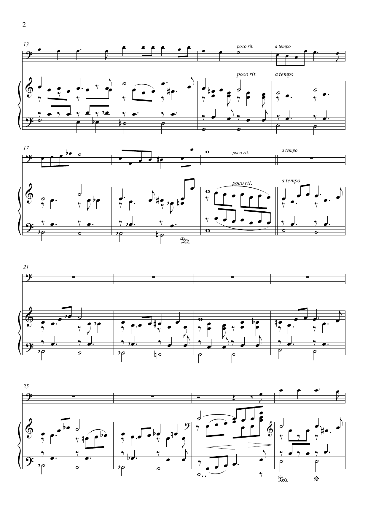 Liten romance - For cello og piano - Image 4
