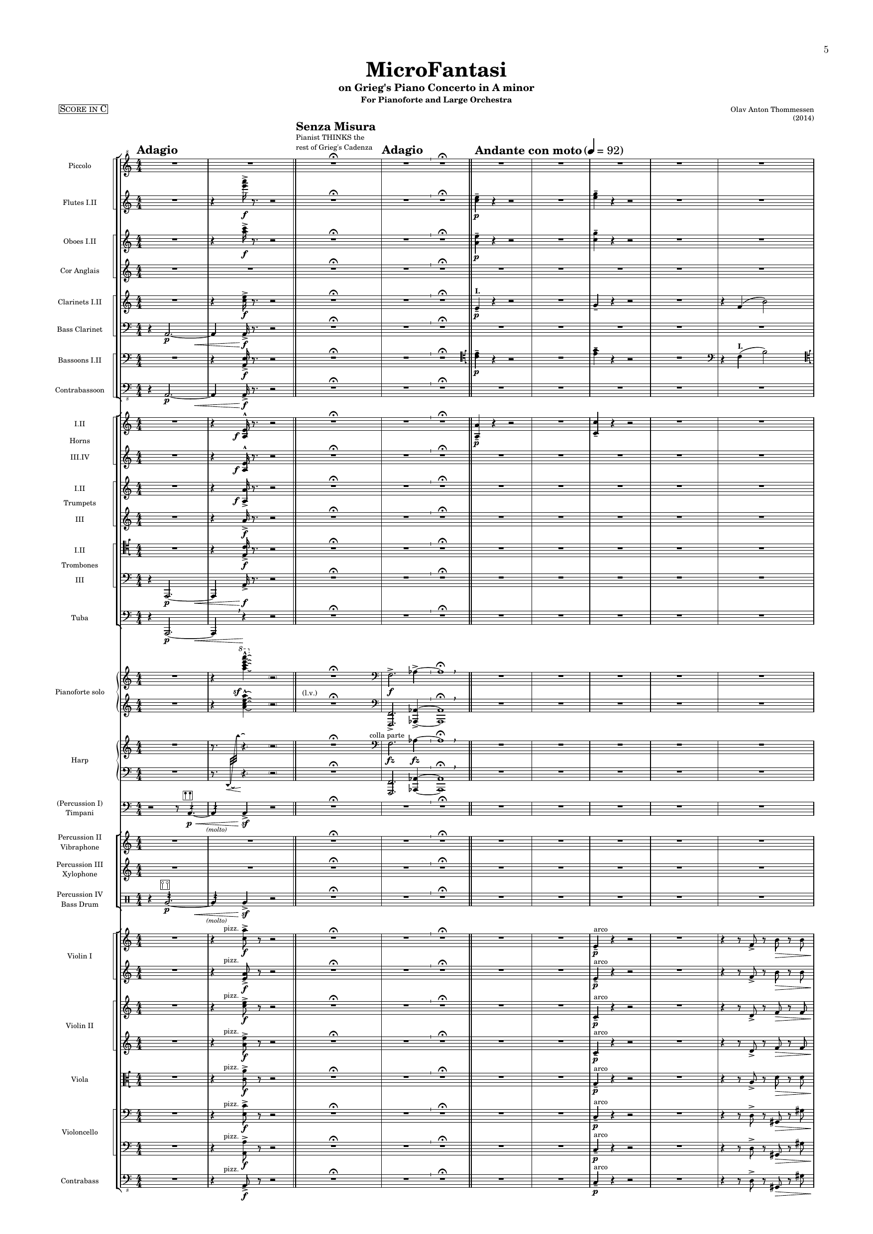 MicroFantasi - On Grieg's Piano Concerto in A minor For Pianoforte and Large Orchestra - Image 5