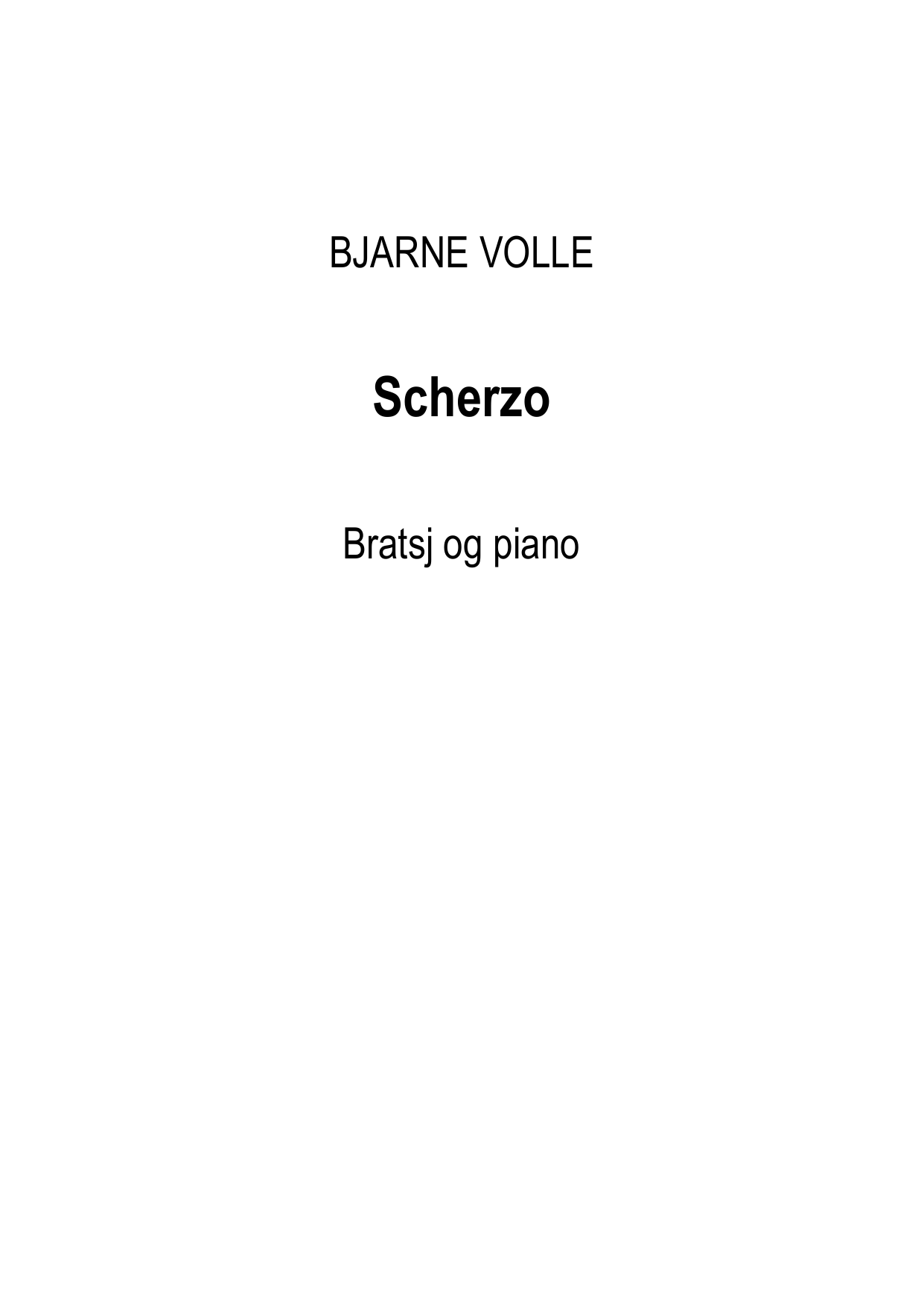 Scherzo