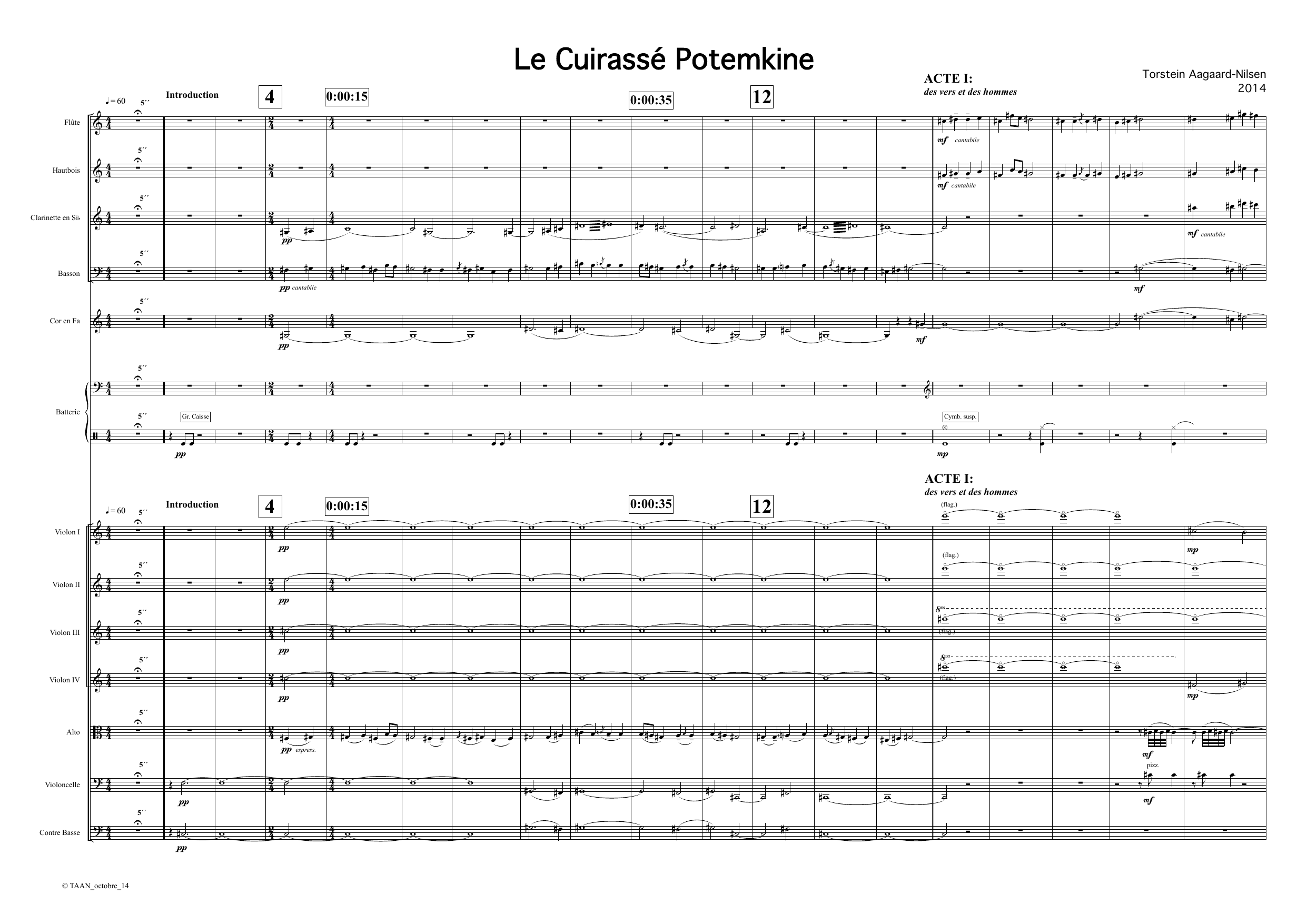 Le Cuirassé Potemkine - pour ensemble et film muet - Bilde 2