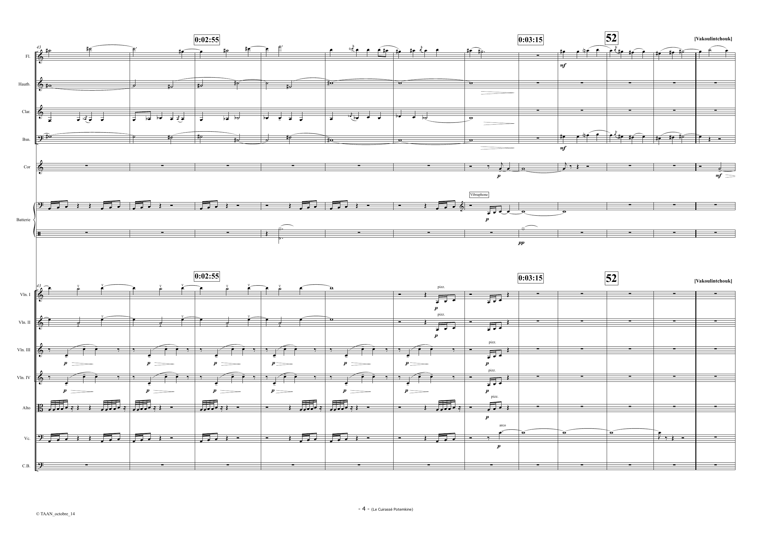 Le Cuirassé Potemkine - pour ensemble et film muet - Bilde 5