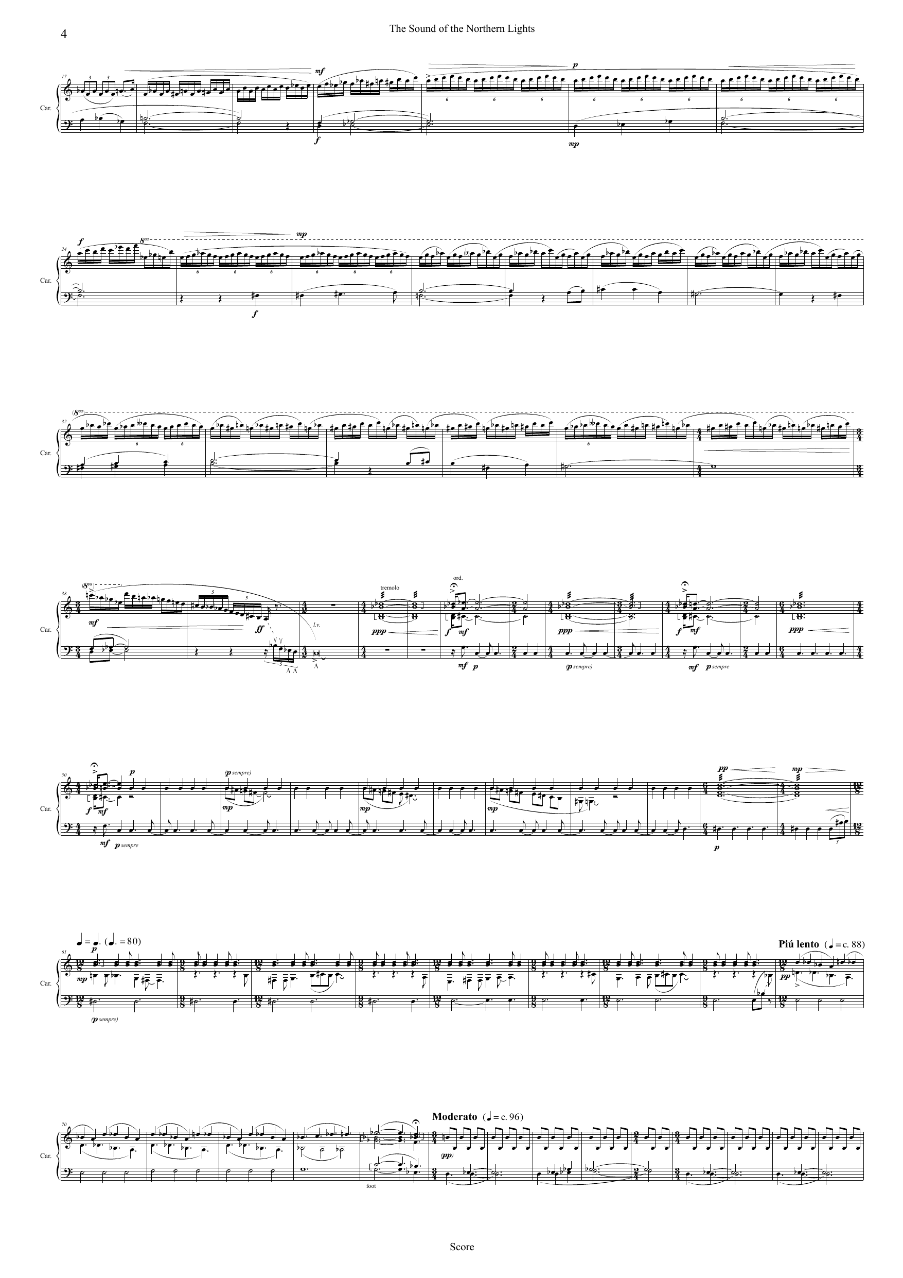 The Sound of the Northern Lights - For children/youth choir, carillion, church organ and wind ensemble - Image 4