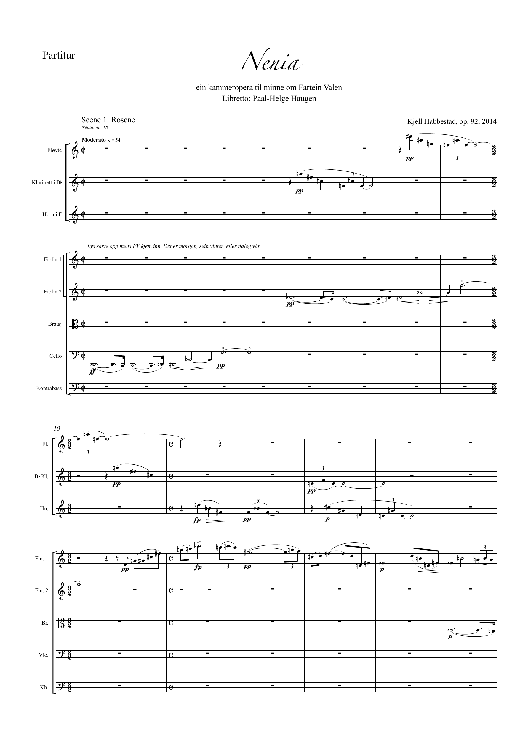 Nenia - Ein kammeropera til minne om Fartein Valen, op. 92 - Image 7