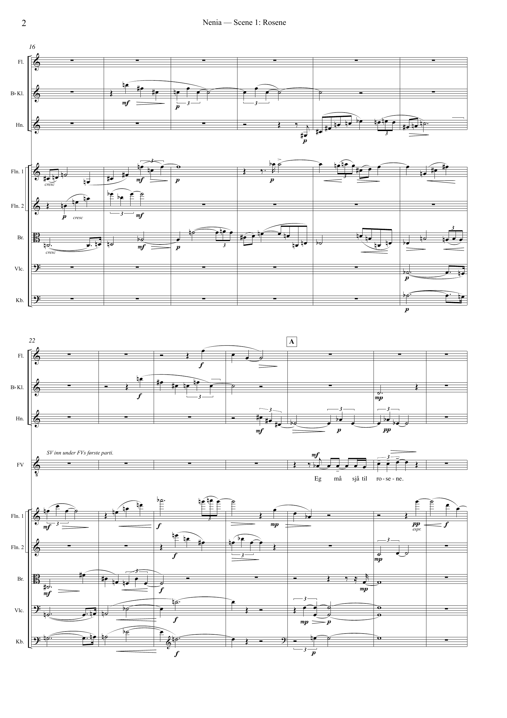 Nenia - Ein kammeropera til minne om Fartein Valen, op. 92 - Image 8